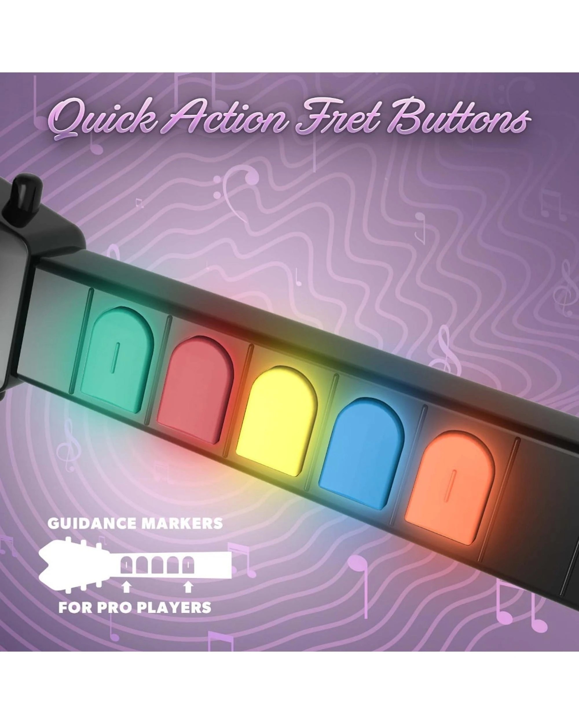 6 Hyperkin Hyper Jammer Wireless Guitar for PS3 and PC - Black, 6 of 7