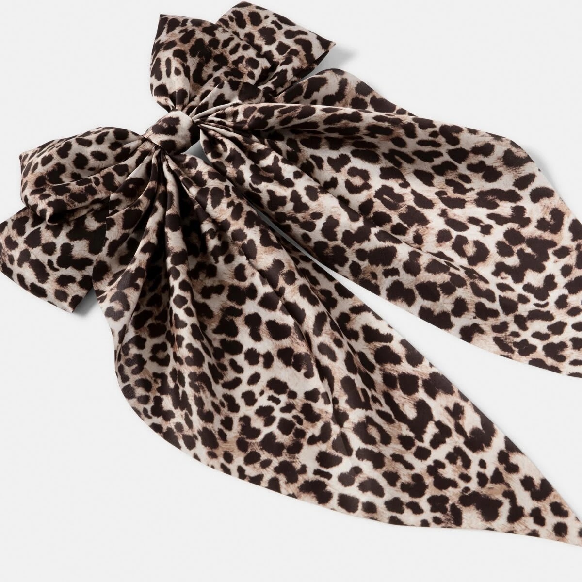 2 Leopard Barrette Large Bow Hair Clip, 2 of 4