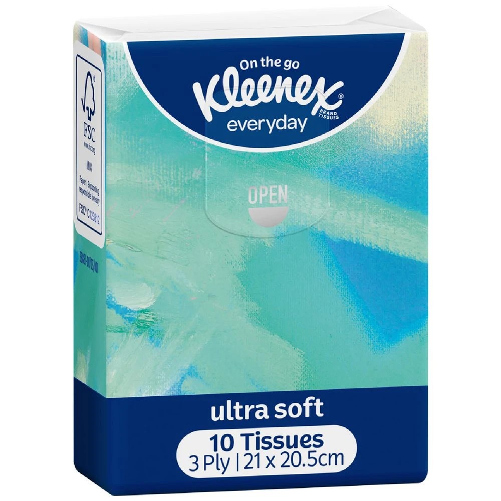 1 Kleenex Pocket Facial Tissues 10 Pack, 1 of 1