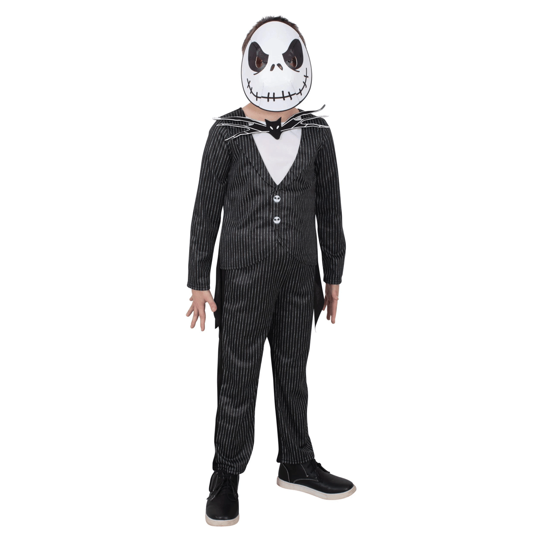 1 The Nightmare Before Christmas - Jack Skellington Deluxe Kids Costume Size 6-8yrs - Black, 1 of 4