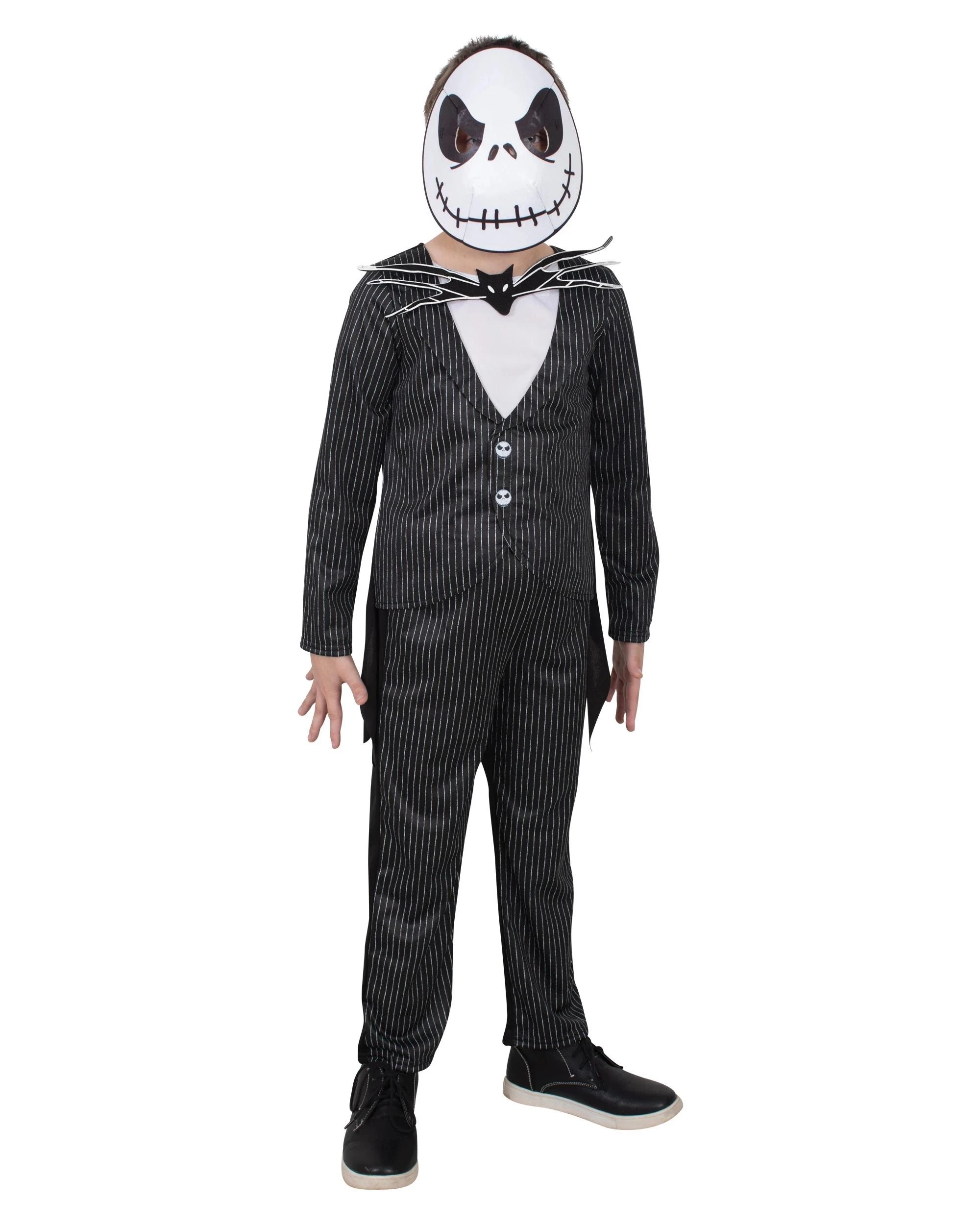 1 The Nightmare Before Christmas - Jack Skellington Deluxe Kids Costume Size 6-8yrs - Black, 1 of 4