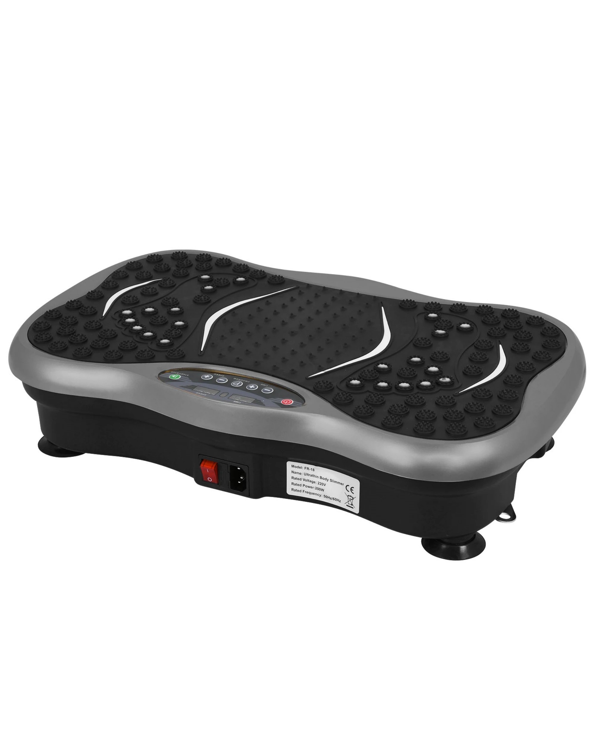 4 Advwin Vibration Plate Exercise Machine Gym Home Grey, 4 of 7