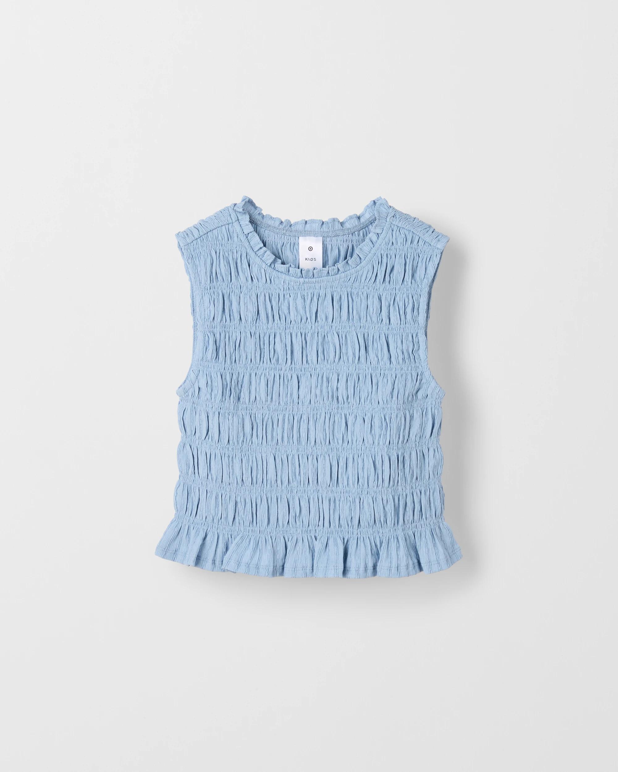 6 Target Kids Textured Knit Tank Top BLUE, 6 of 7