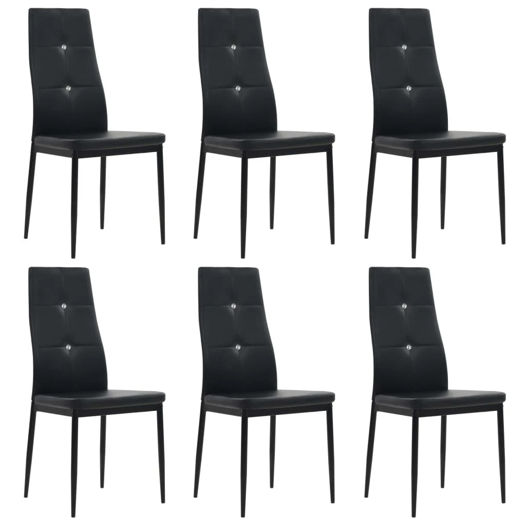 1 Vidaxl Dining Chair Dining Room Chairs - Black, 1 of 9