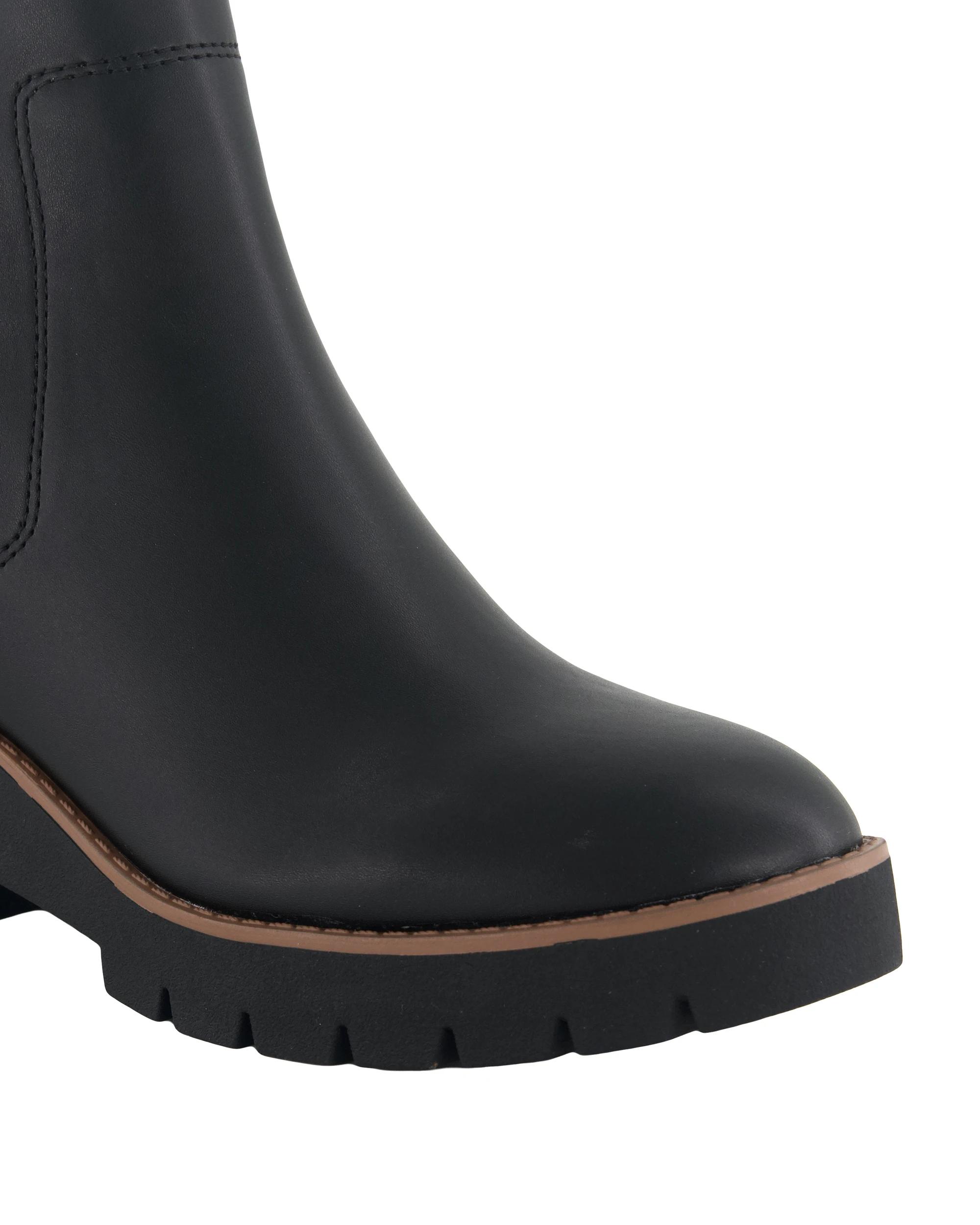 4 Gusset High Heel Boots Black, 4 of 5