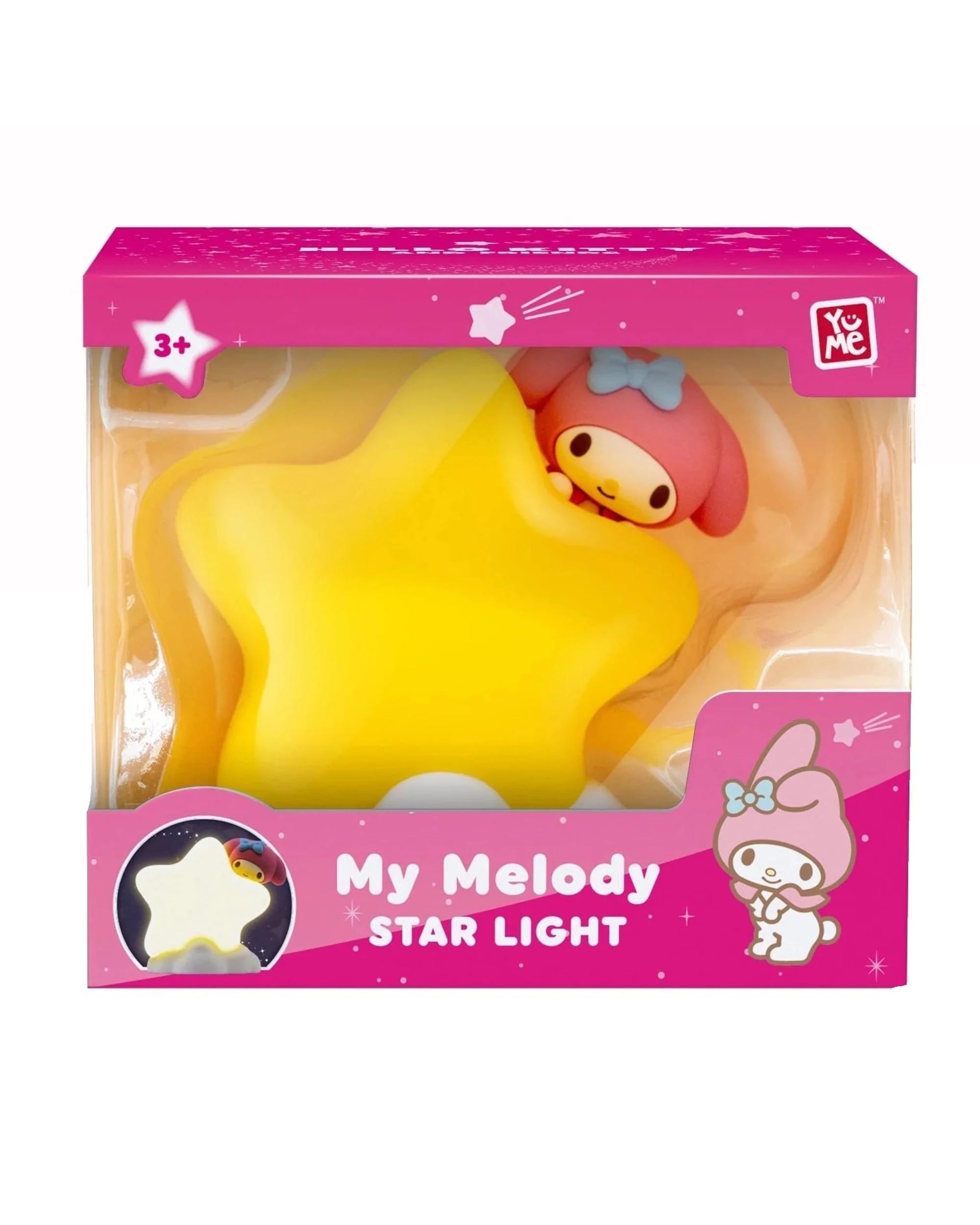 1 YuMe Hello Kitty and Friends Little Star Light My Melody Figure, 1 of 3