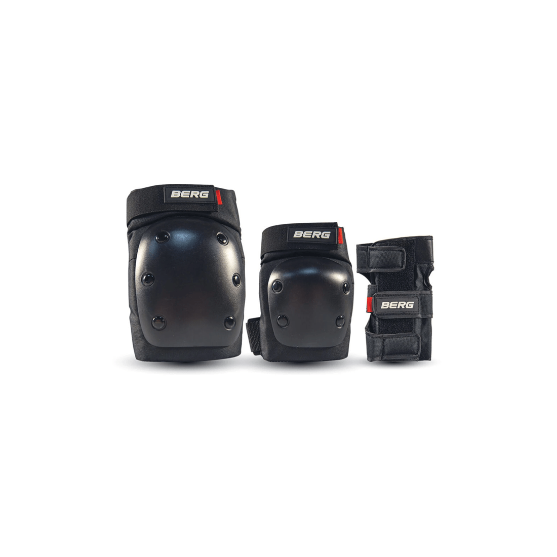 3 BERG Protection Set Knee Pads Wrist Guards Elbow Pads Protection Bag Small
 - black, 3 of 3