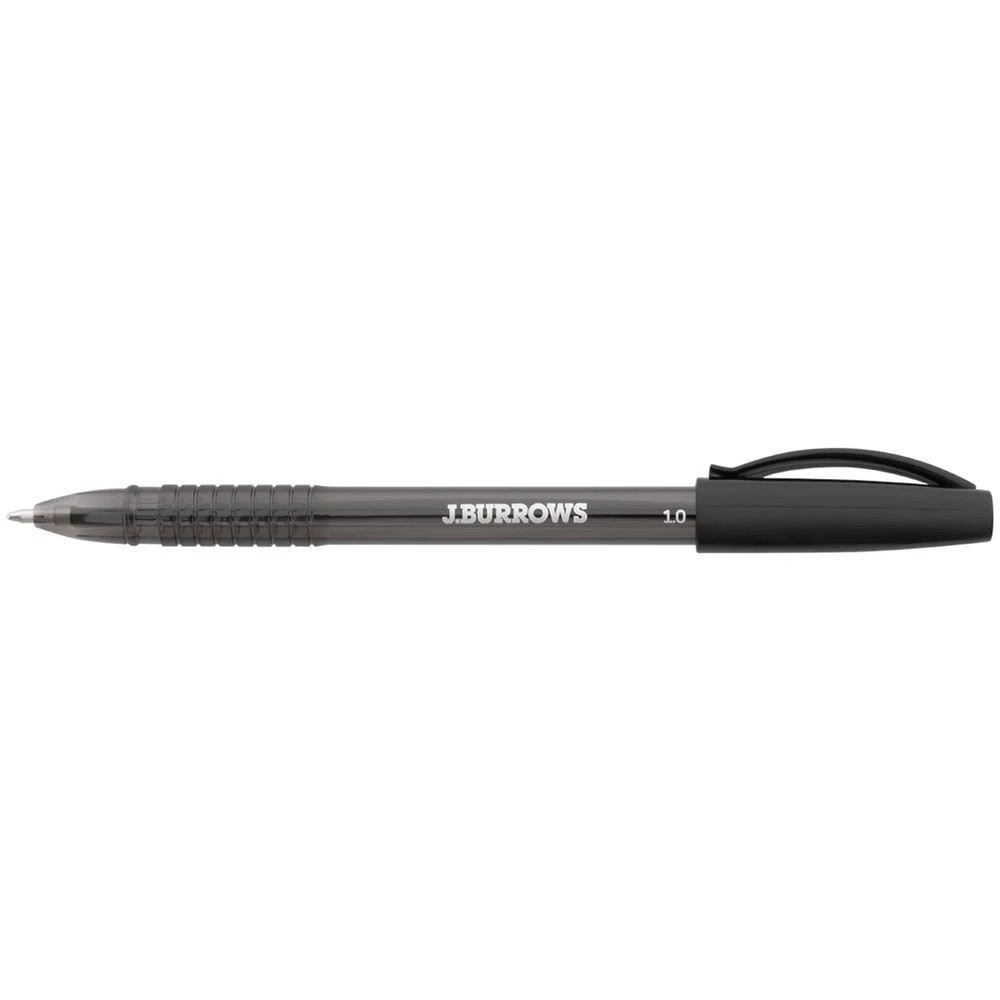 2 J.Burrows Ballpoint Pens Black 50 Pack, 2 of 3