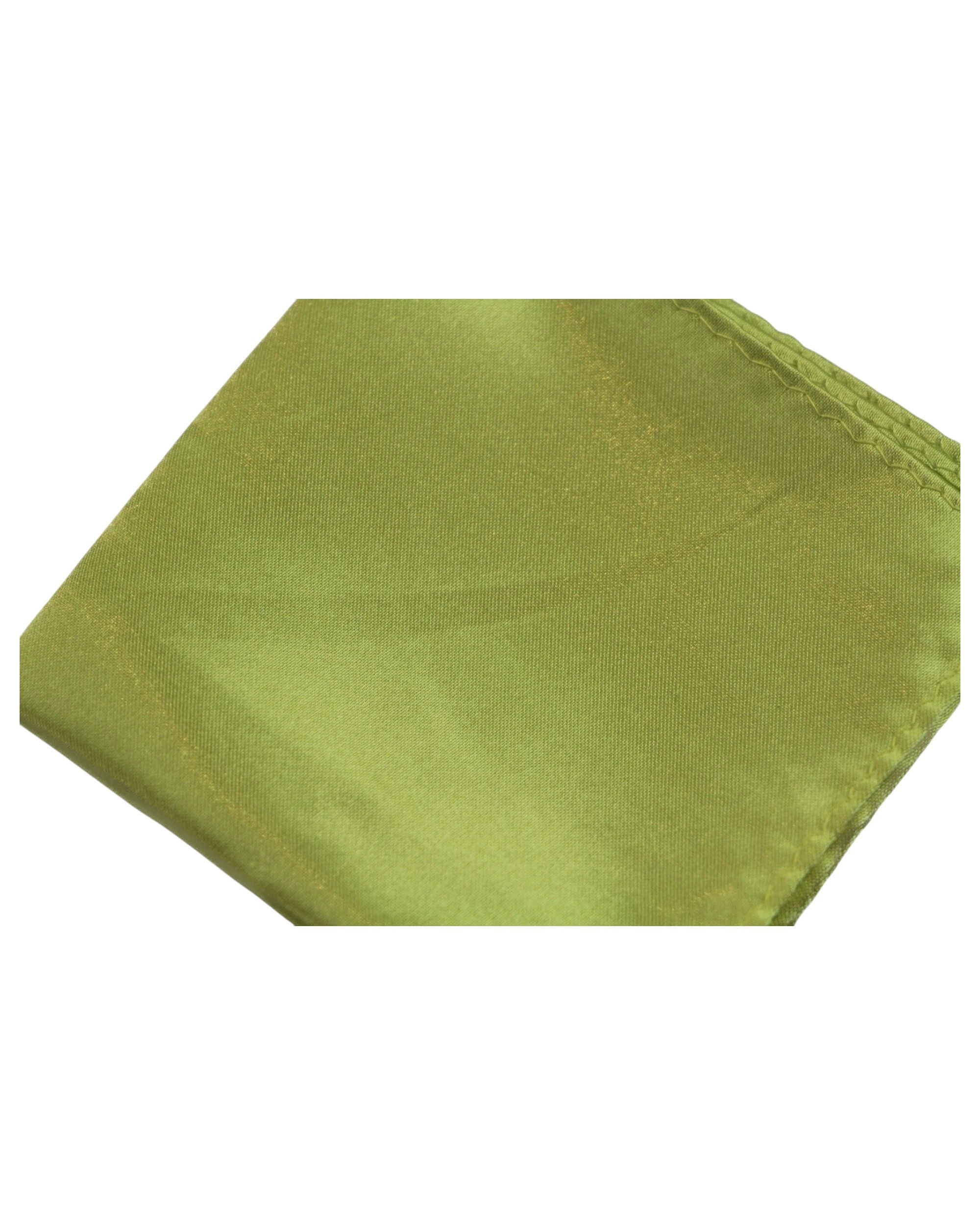 2 Zasel Mens Pocket Square - Yellow, 2 of 3