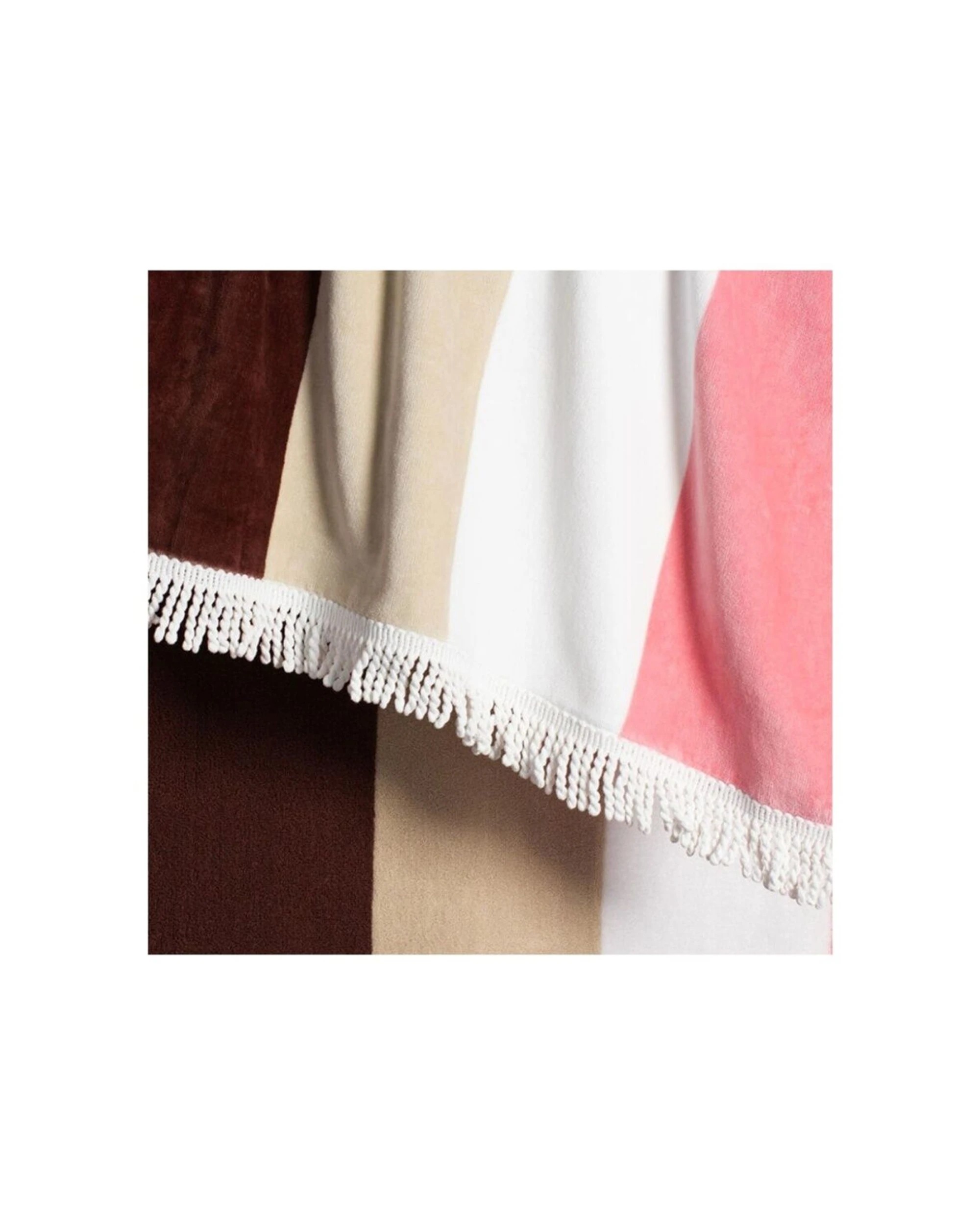 2 Canningvale Sorrentina Grande Velour Beach Towel 100% Cotton - Multi, 2 of 3