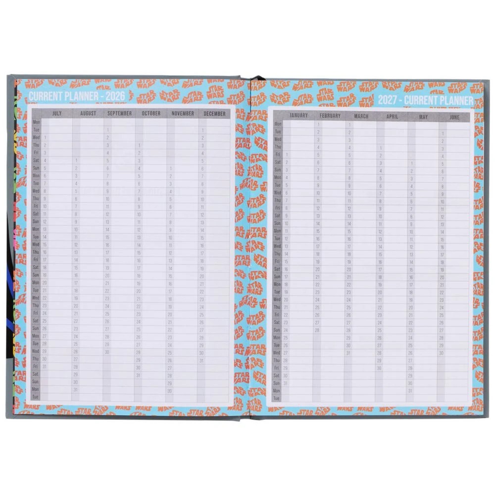 3 Star Wars A5 Week to View Diary FY26/27, 3 of 6