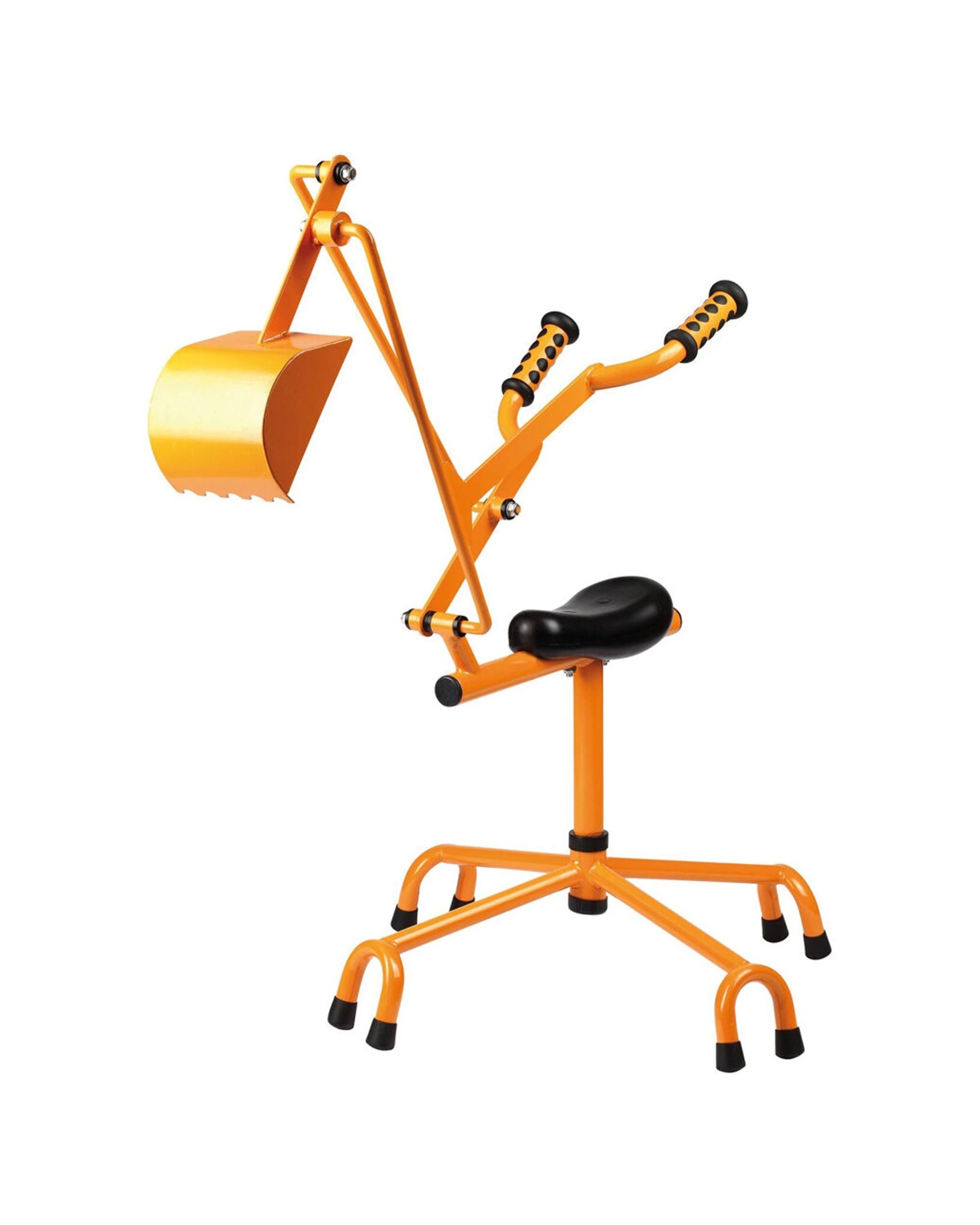 1 Top-Trike Digger Sandpit Toy Kids Excavator Steel Play Durable Outdoor Toy - Yellow, 1 of 3