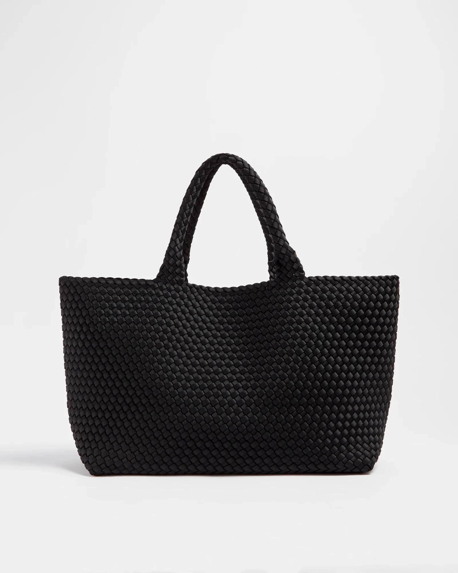 1 Target Weave Detail Tote Bag BLACK, 1 of 2