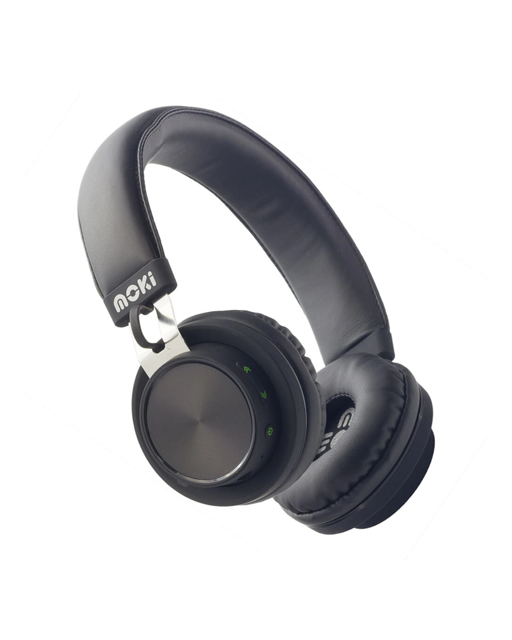 1 Moki Exo Prime Bluetooth Headphones Wireless Control Mic Type-C Charge Dual - Black, 1 of 1