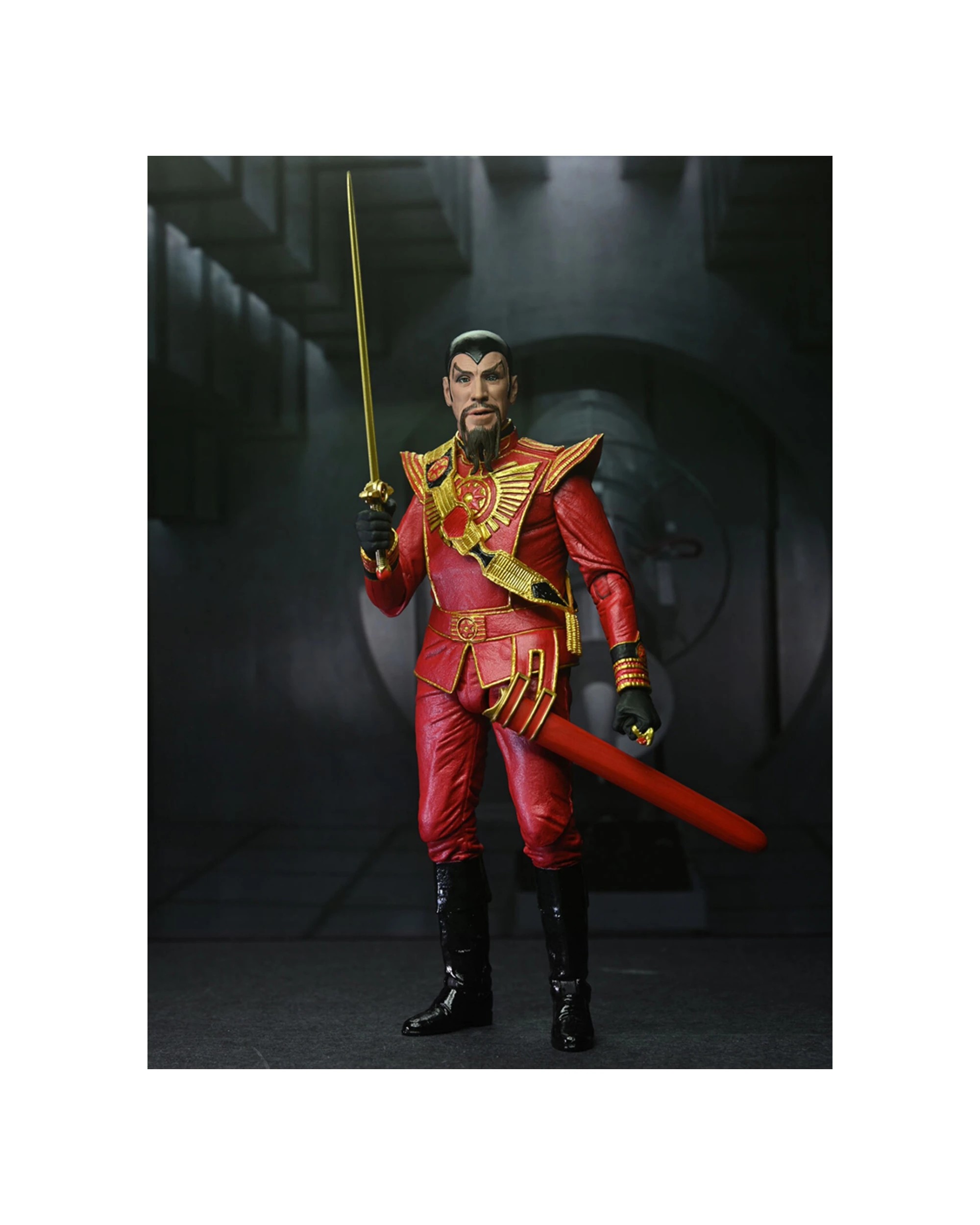 4 NECA Flash Gordon King 1980 Ultimate Ming Action Figure Toy 7in - Red, 4 of 4