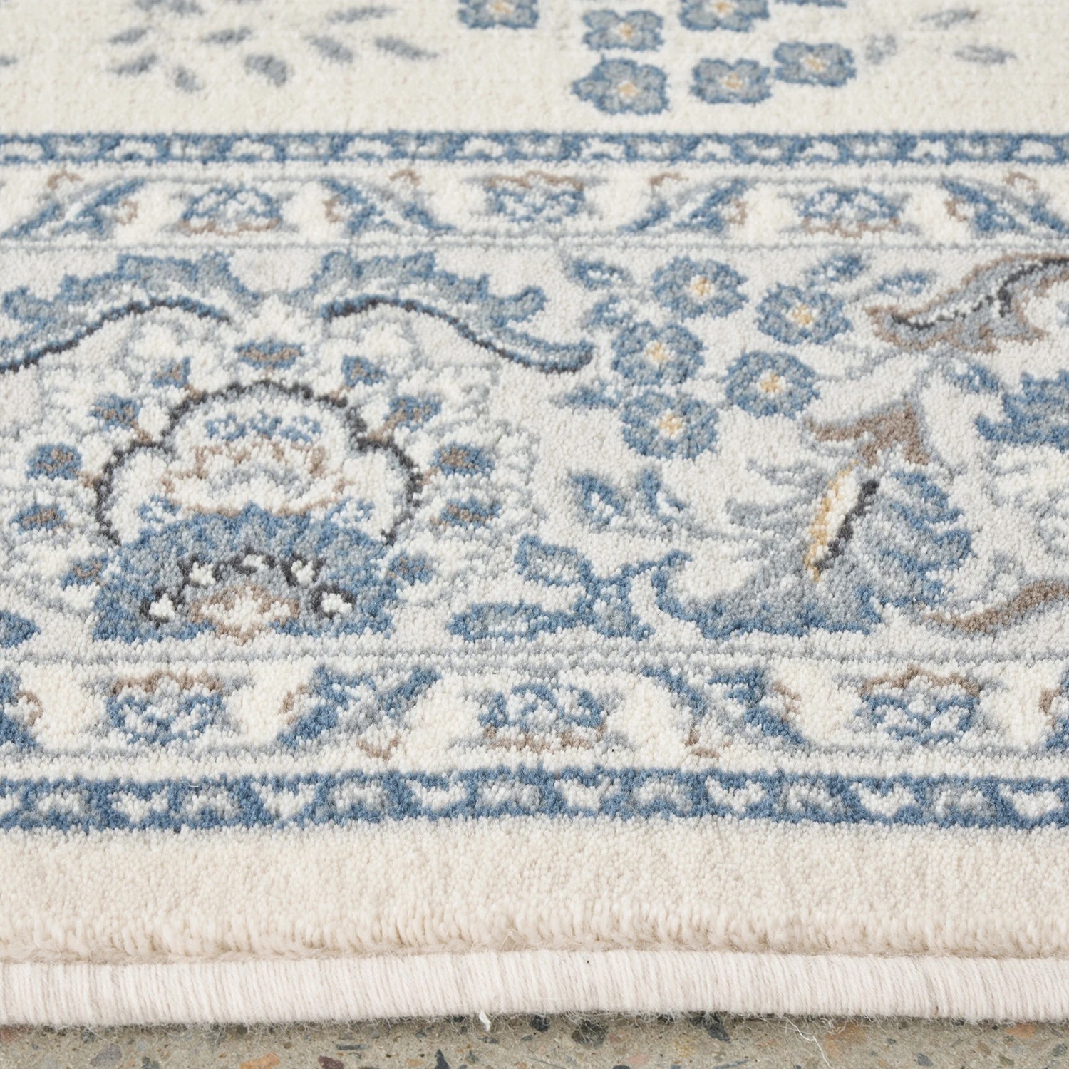 6 Common Ground Rugs Tempo Nain 300x200cm - Medium Power Loomed Wool Floor Rug - Beige, 6 of 7