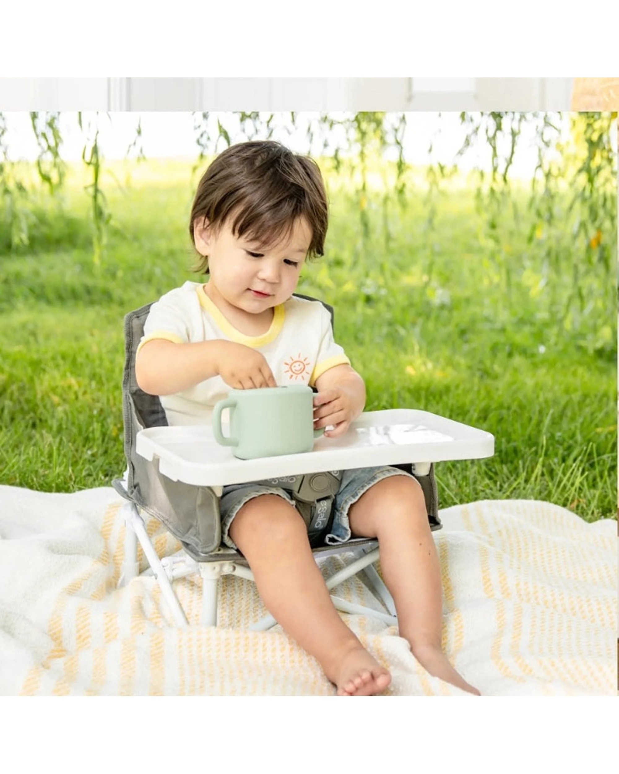 5 Regalo My Chair Portable Booster Seat Foldable With Tray On-The-Go Portable Design - Multi, 5 of 7
