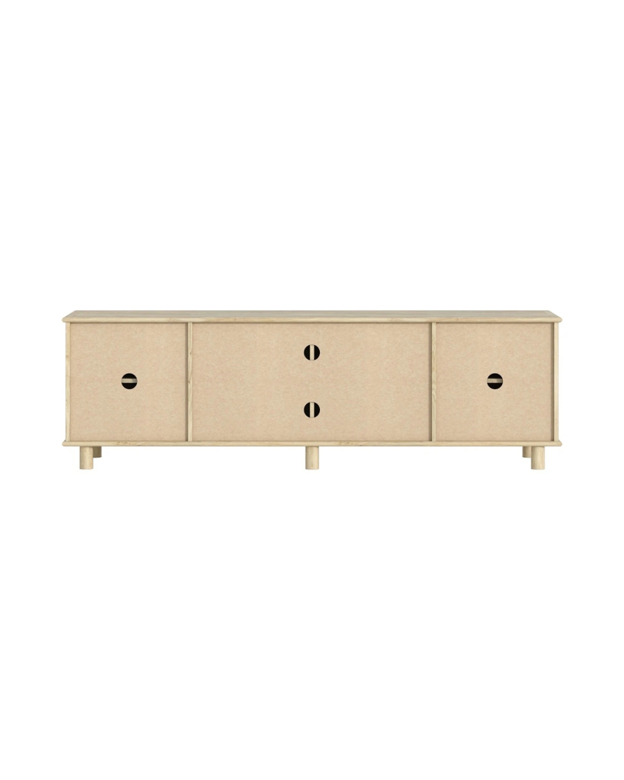 8 Alpine Bay Sorrento 4 Door TV Unit 180cm Swedish Oak - Natural, 8 of 9