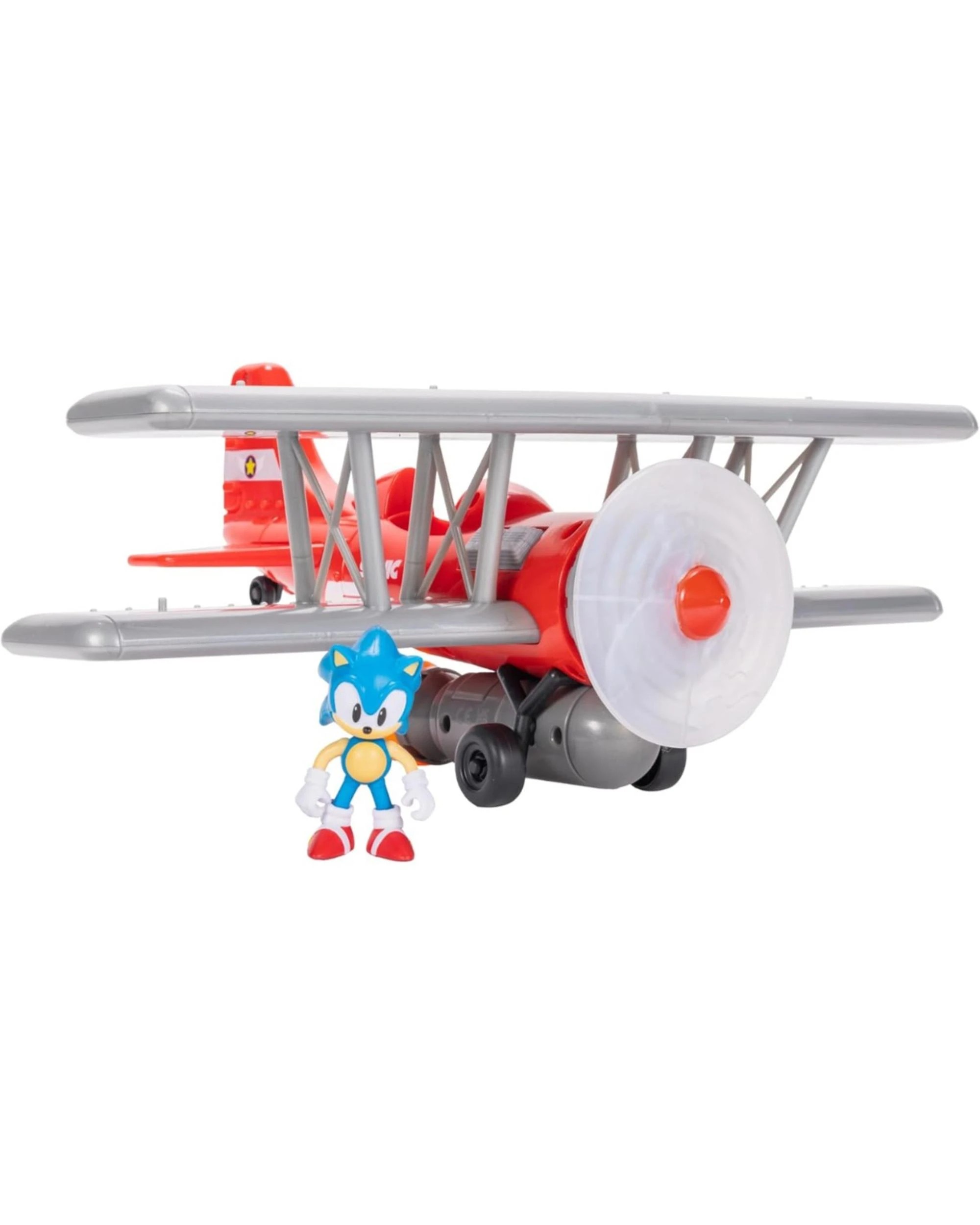 2 Sonic the Hedgehog Tornado Biplane Playset with 2.5 inch Sonic Figure, 2 of 5