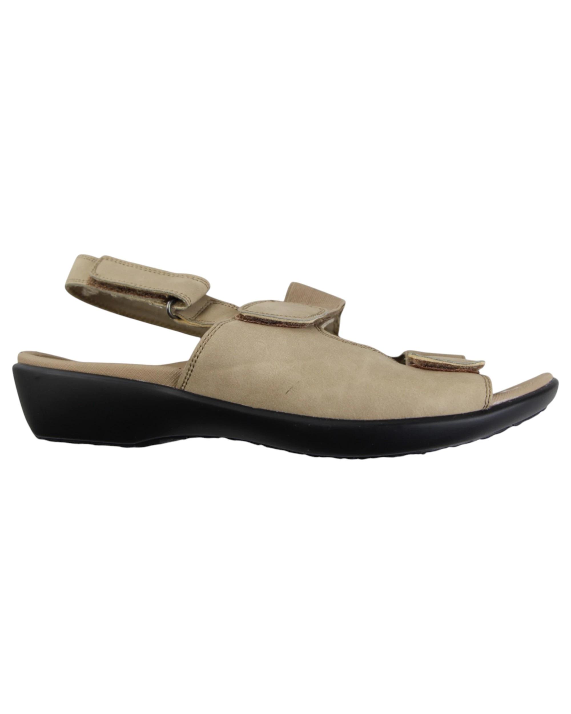 1 HomyPed Womens Nikki Sandals Slip On Shoes Flats TAUPE, 1 of 4