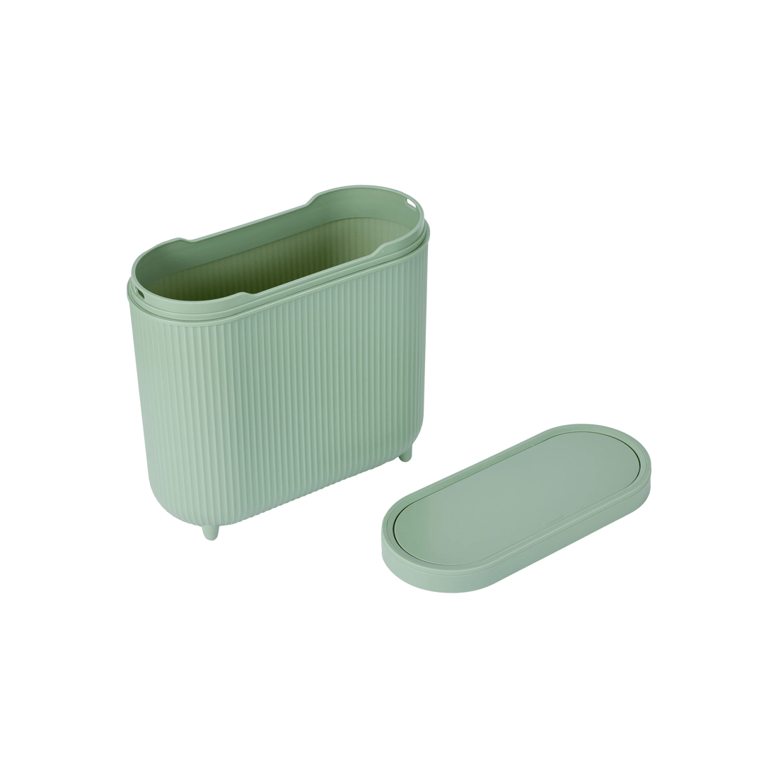 4 8L Push Top Bin - Sage, 4 of 7