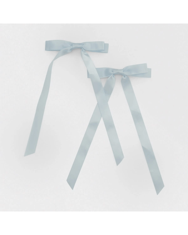 2 Pack Baby Blue Bow Slide Hair C