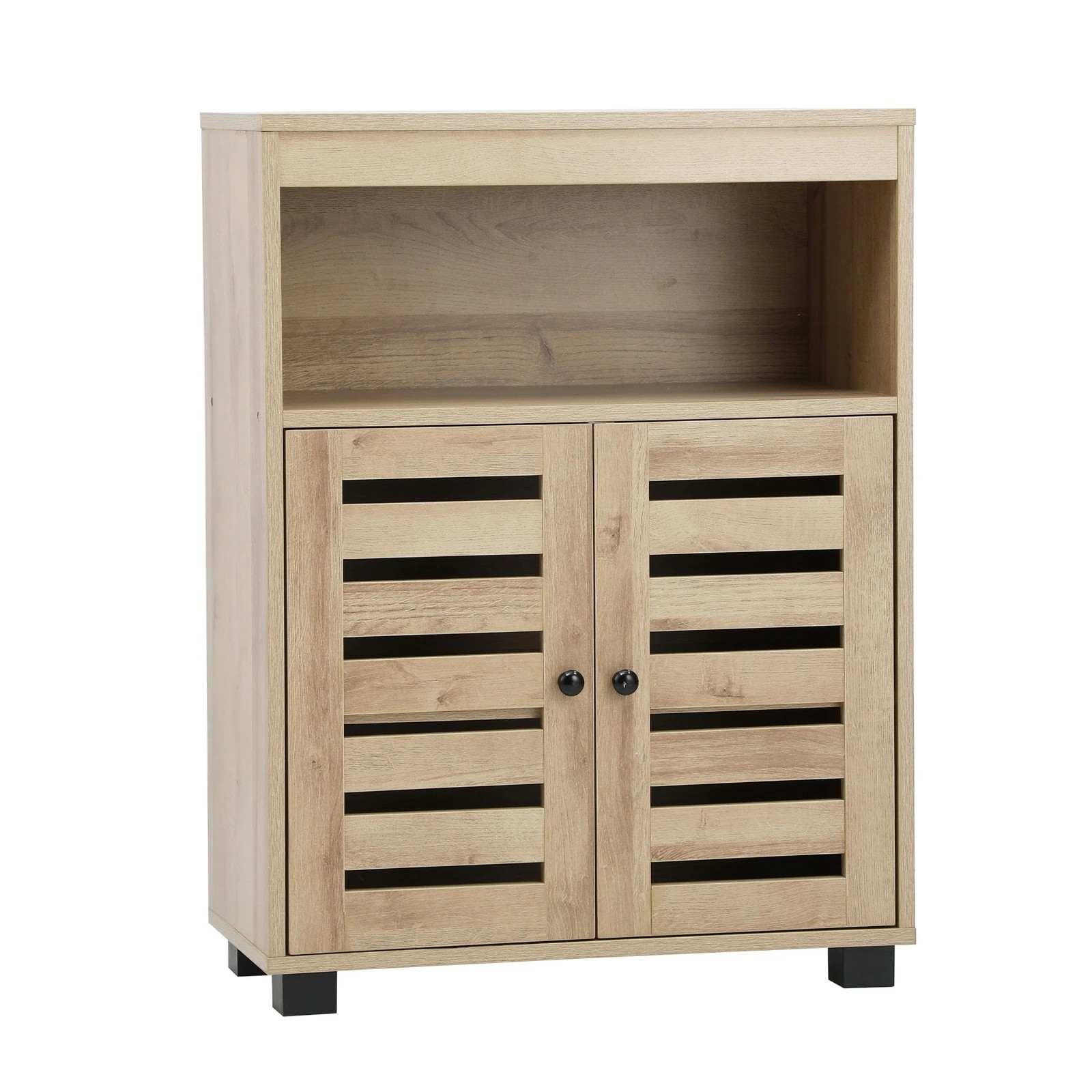 6 Oikiture Buffet Sideboard Shoe Storage Cabinet
 - Natural, 6 of 10