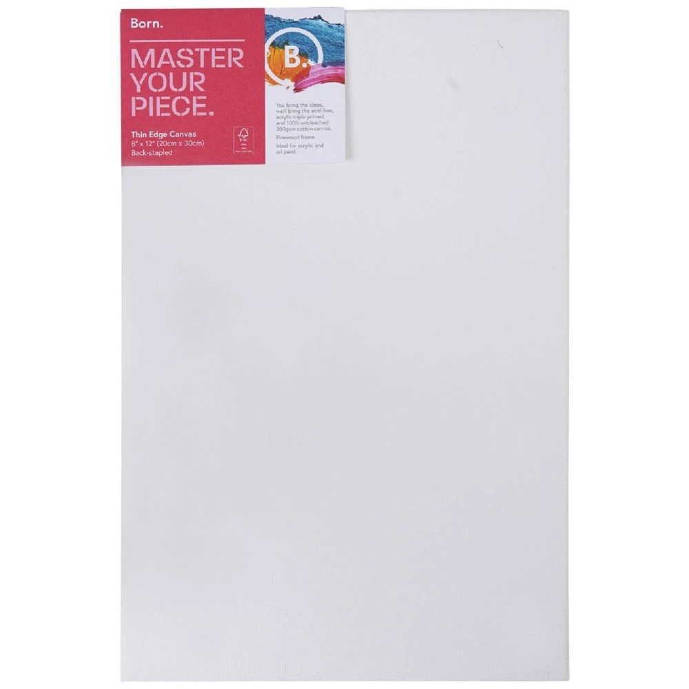 1 Born Thin Canvas 8 x 12", 1 of 4