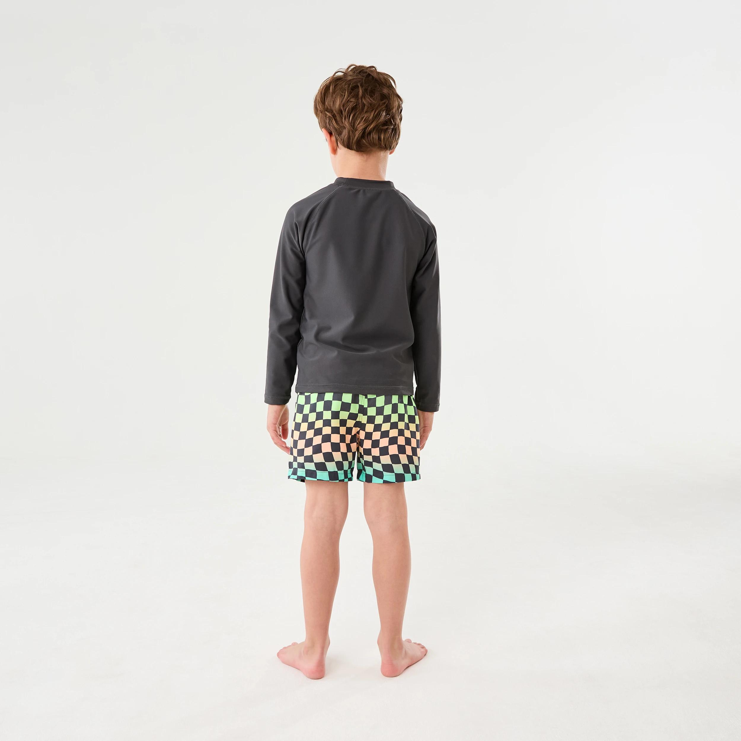 6 Printed Boardshorts Ombr Check, 6 of 6