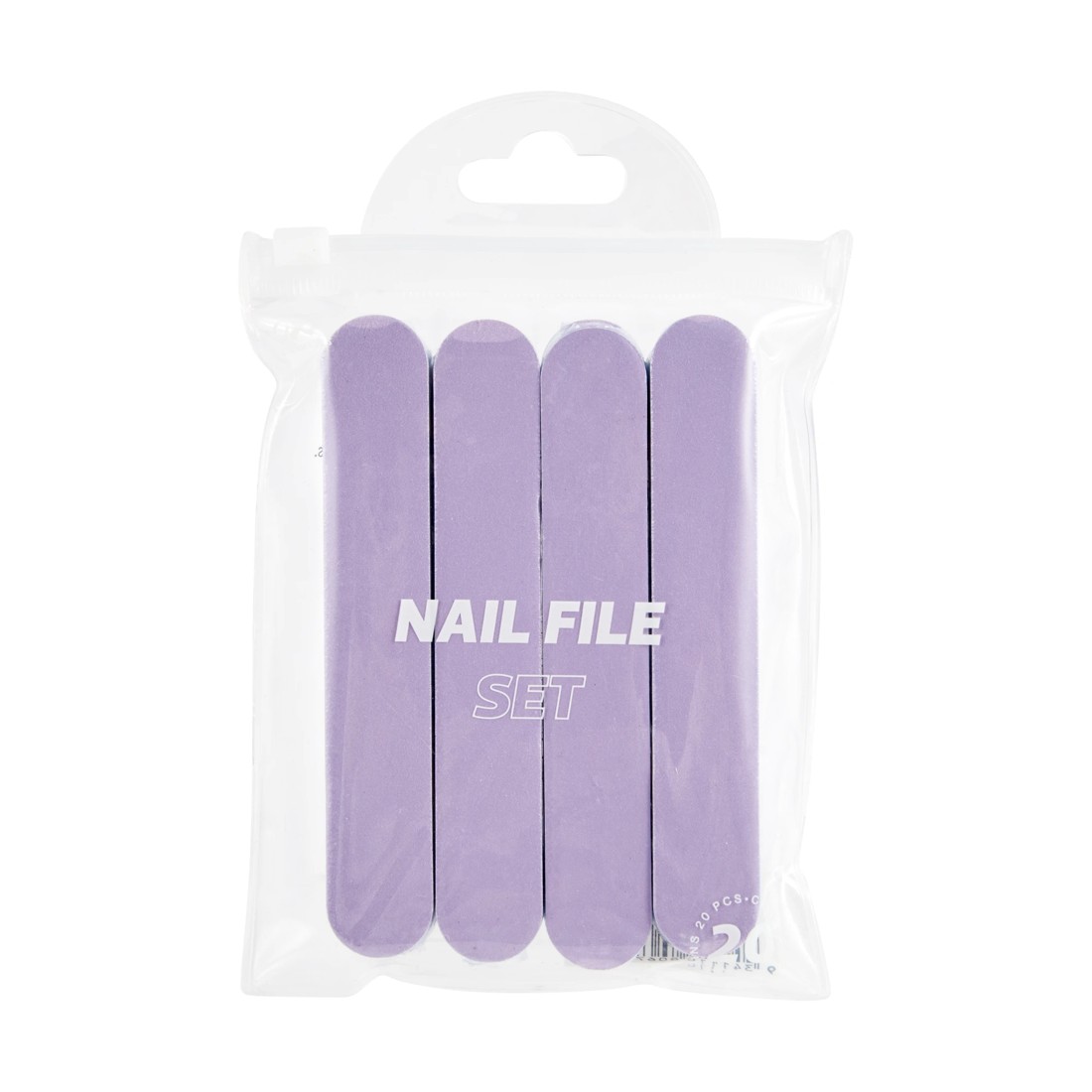 1 OXX Cosmetics 20 Piece Nail File Set - Purple, 1 of 3