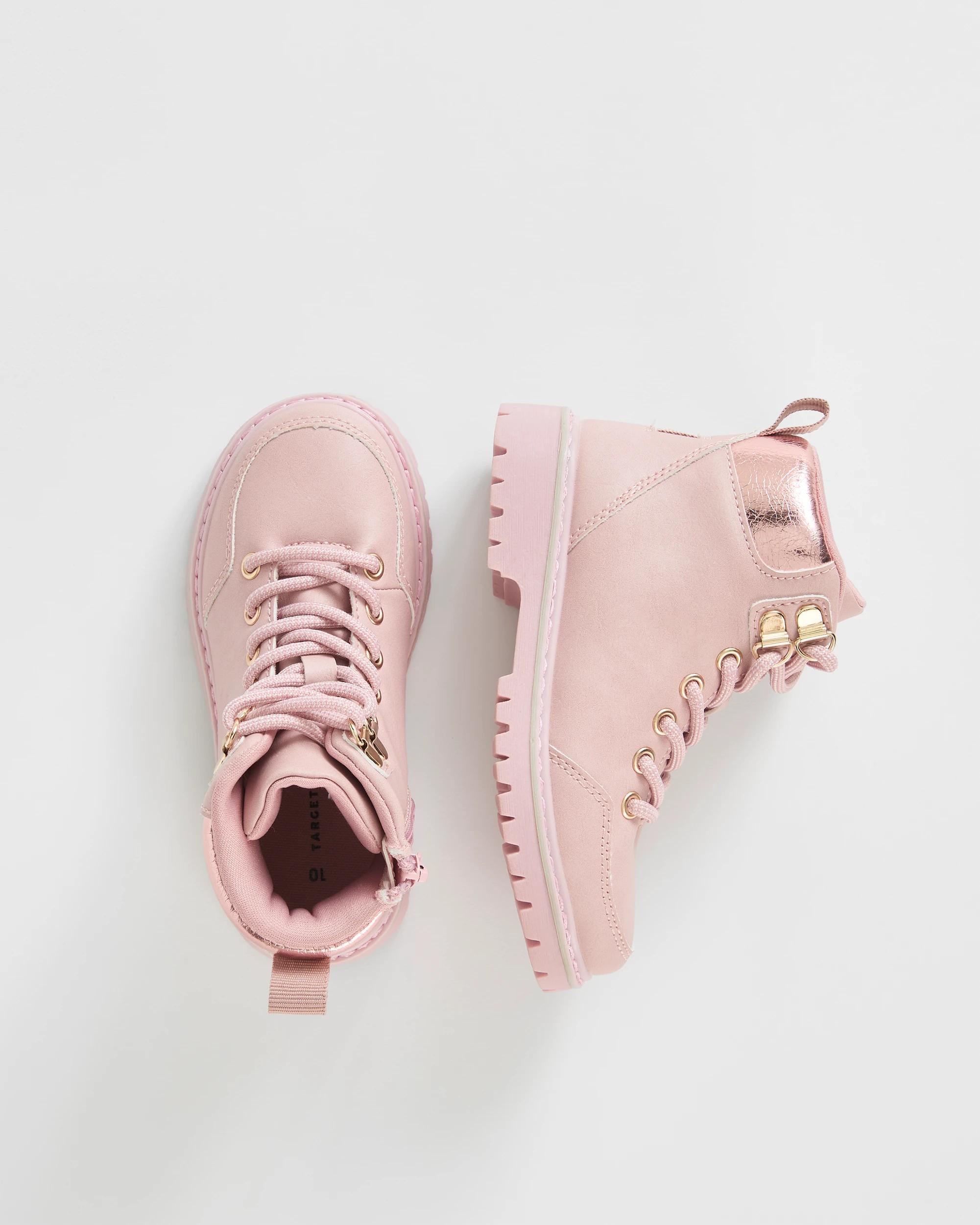 3 Target Youth Hiking Boots PINK, 3 of 3
