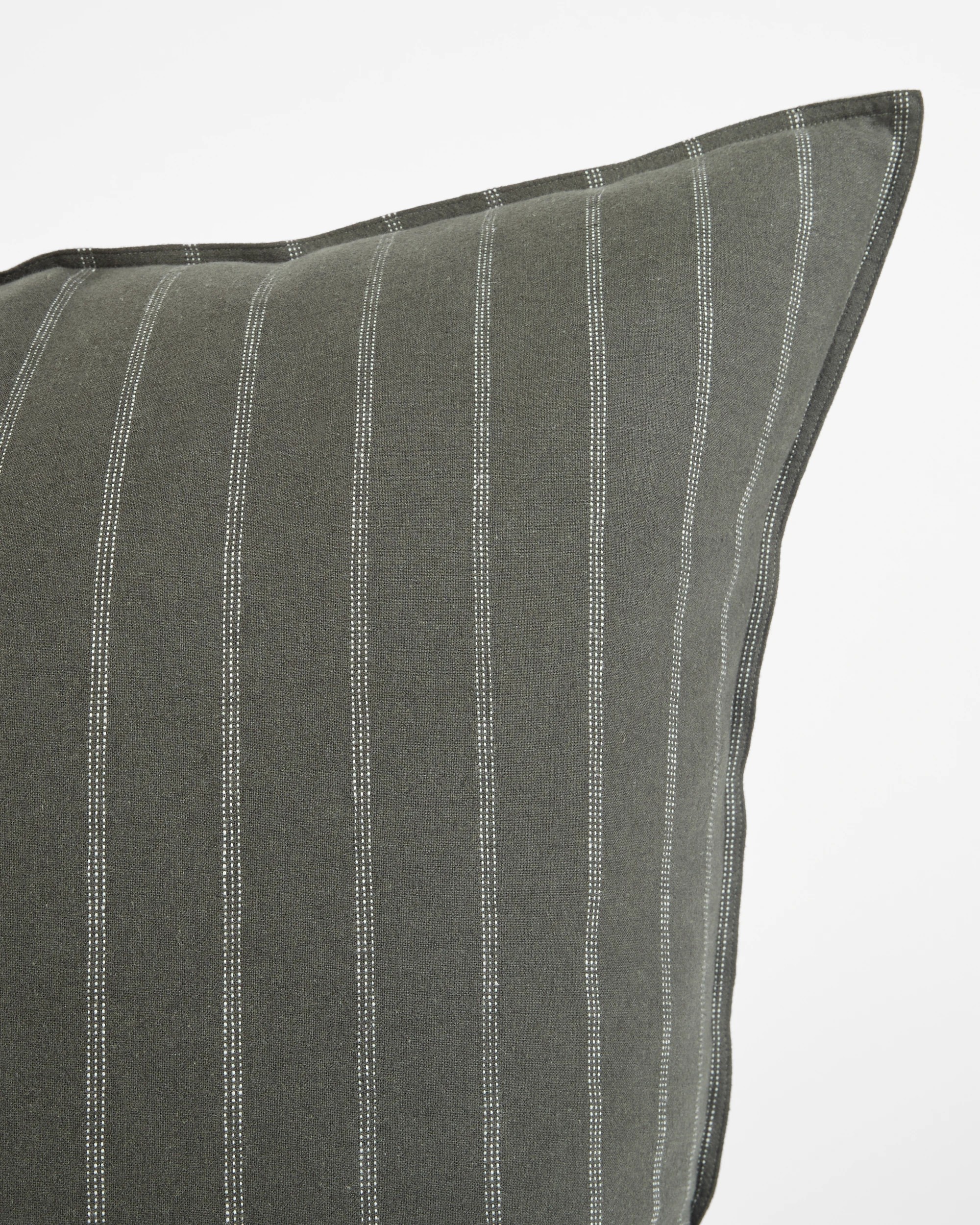 3 Target Adelle Stripe Linen/Cotton European Pillowcase - One Size - Green, 3 of 8