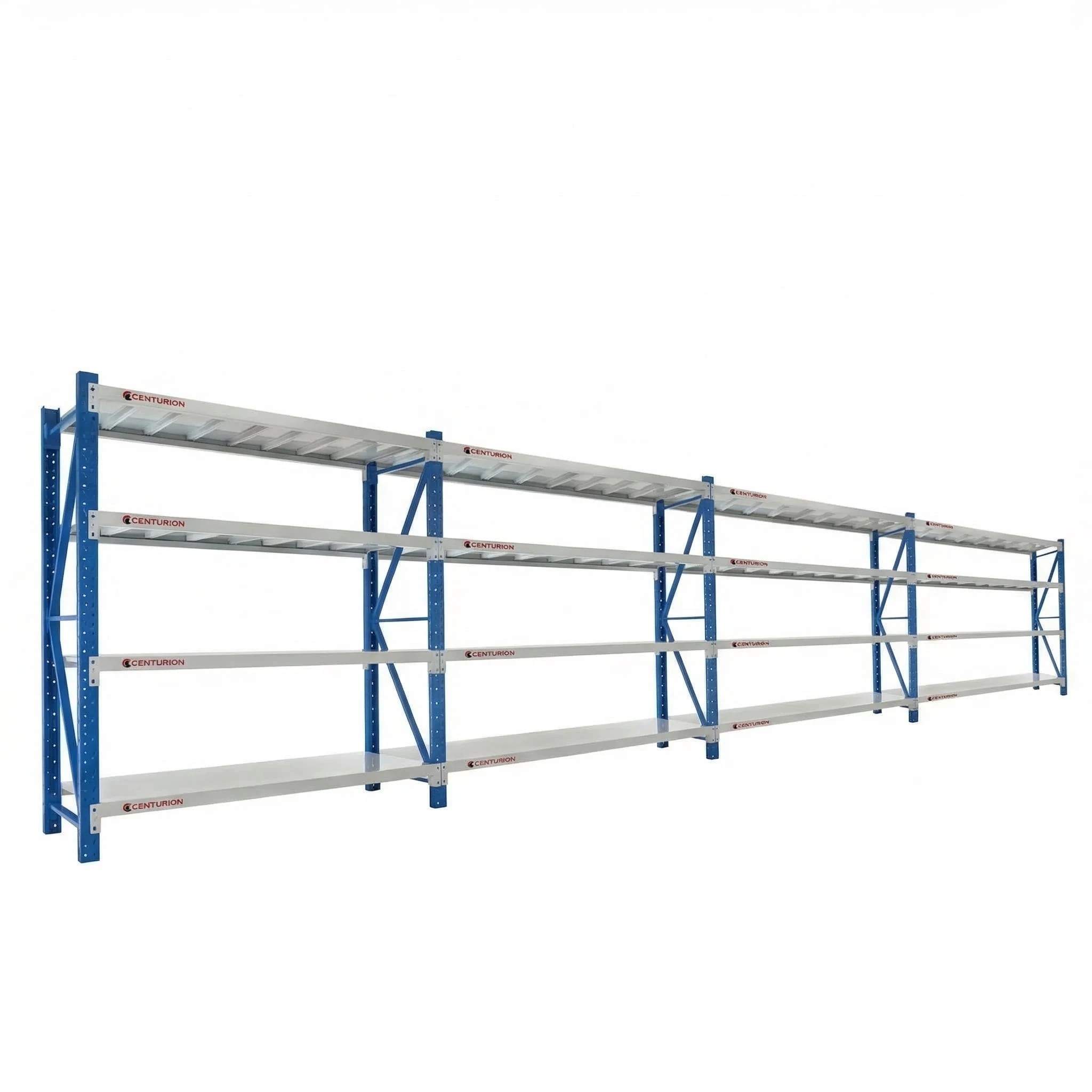 1 Centurion Standard 4-Bay 6M Wide Heavy Duty Long Span Shelving, 1 of 8