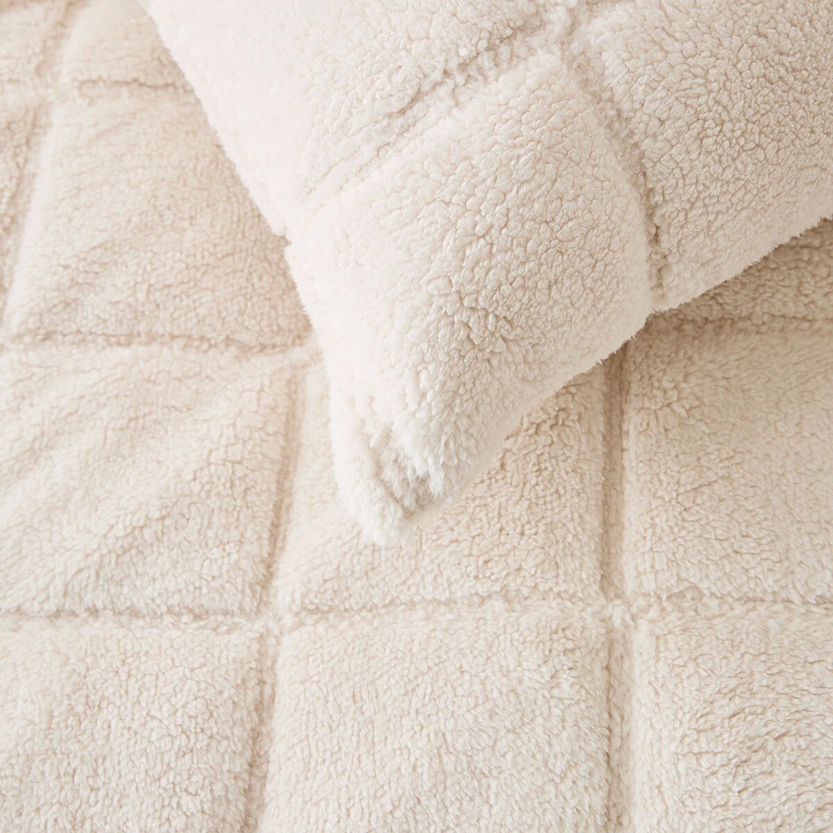 4 Hendrick Reversible Comforter Set - Queen Bed, Beige, 4 of 8