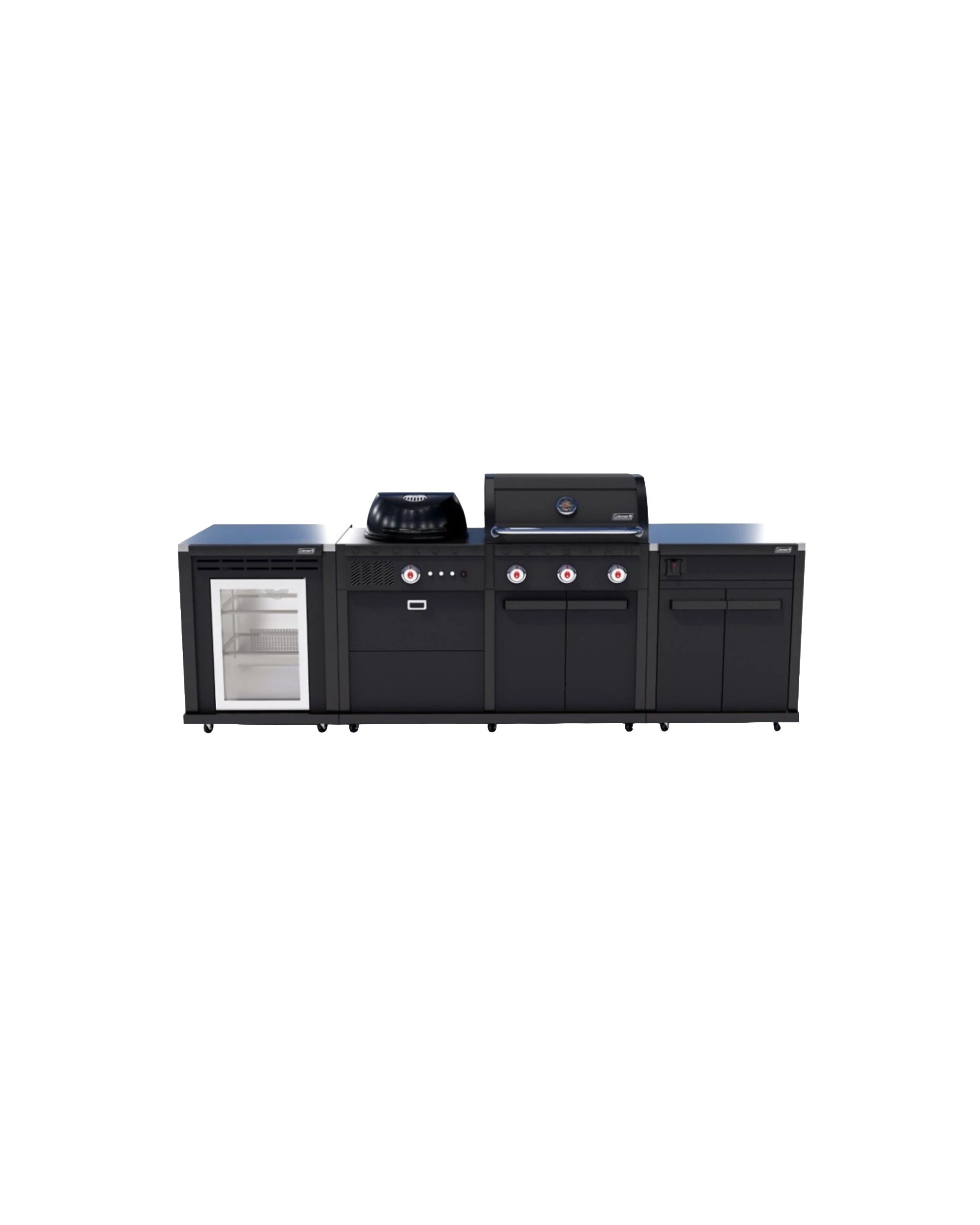 1 Coleman Revolution Dual Fuel Kitchen Withstorage No Drawer/Fridge Modules Matt - Black, 1 of 6