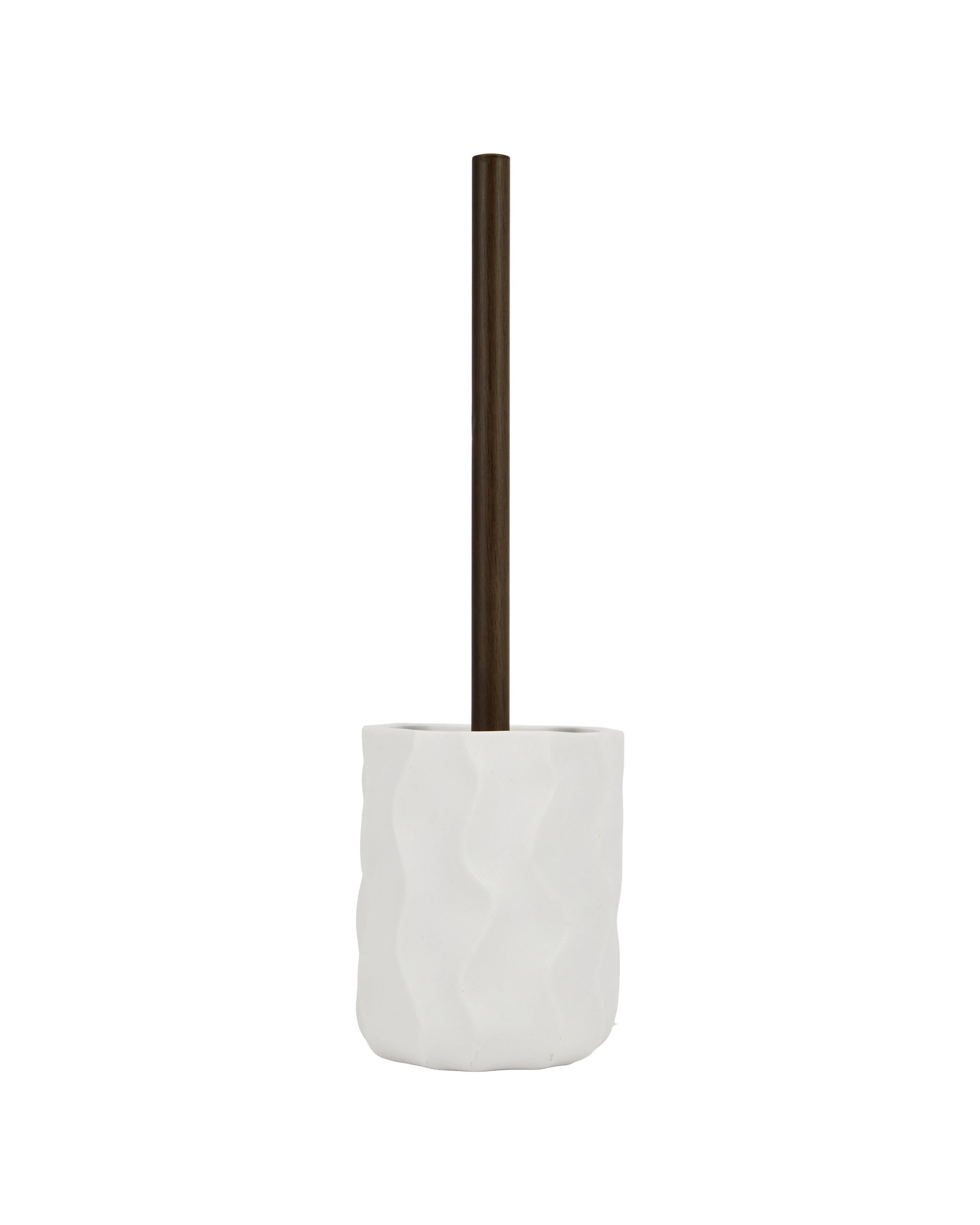 6 White Textured Toilet Brush, 6 of 7