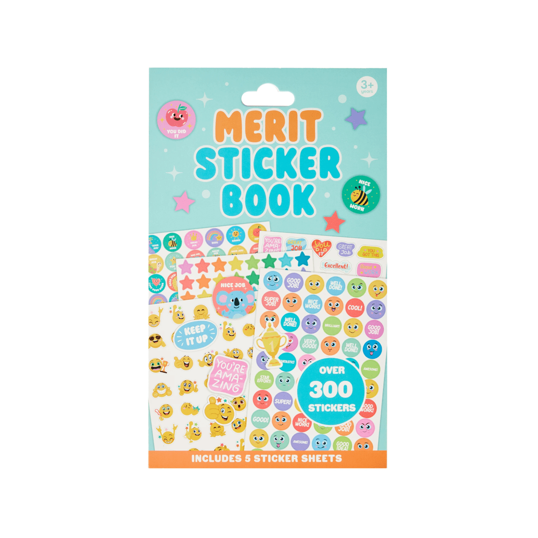 1 Merit Sticker Book, 1 of 5