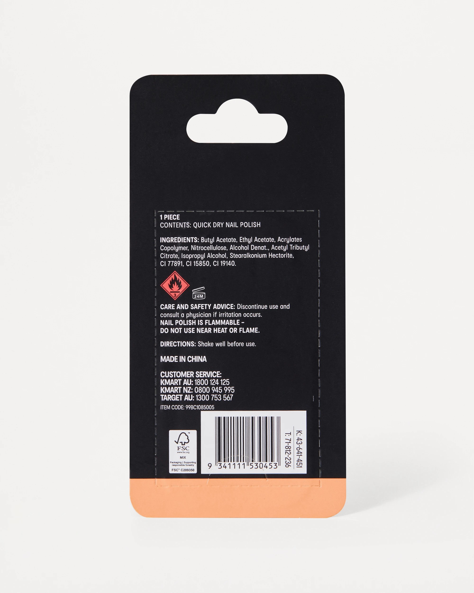 7 OXX Cosmetics Quick Dry Nail Polish - Sunny Orange, 7 of 7