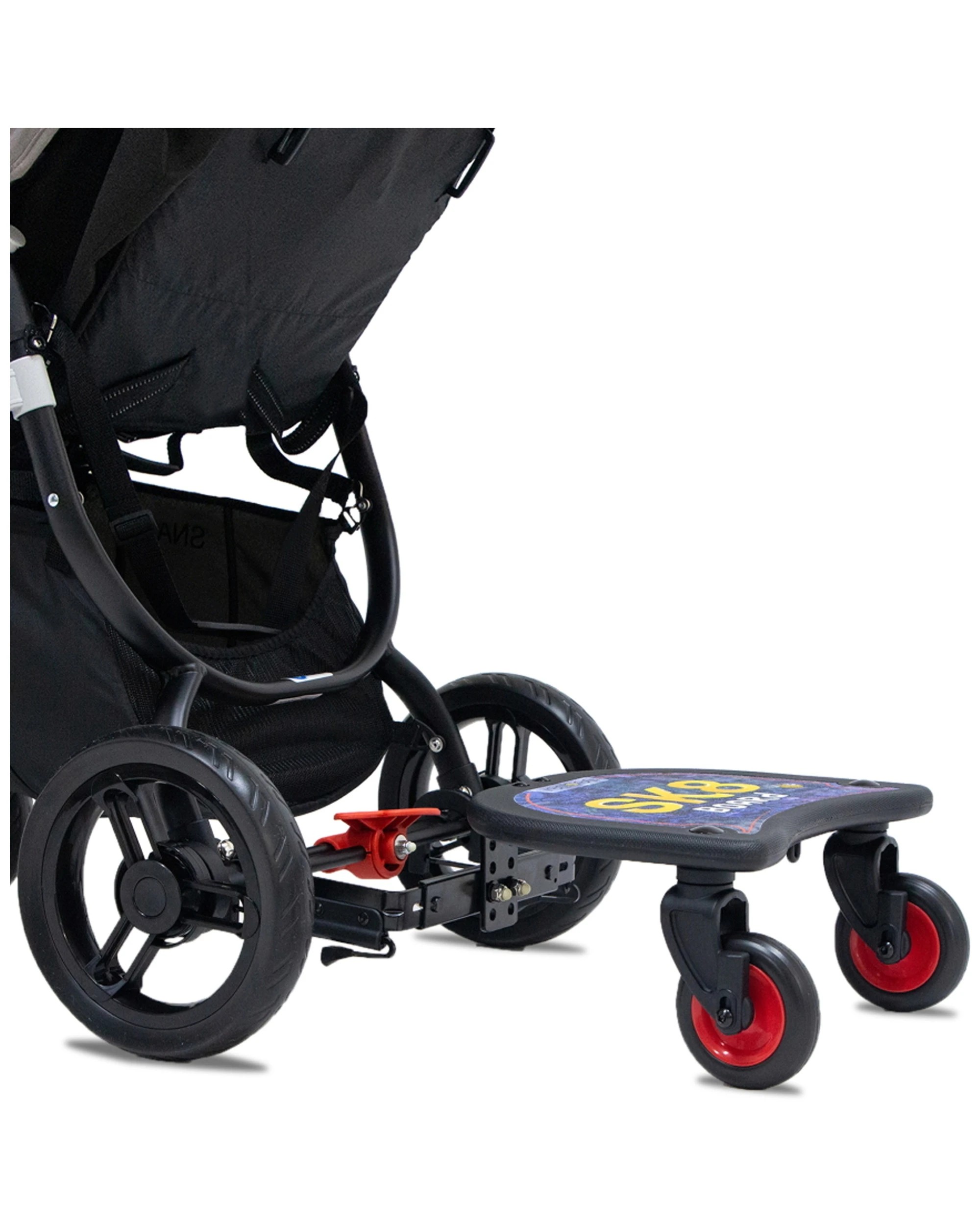 3 Vee Bee Sk8 Board Universal Stroller Ride-on Stand Toddler Accessory 15 Months Plus
 - Black, 3 of 7
