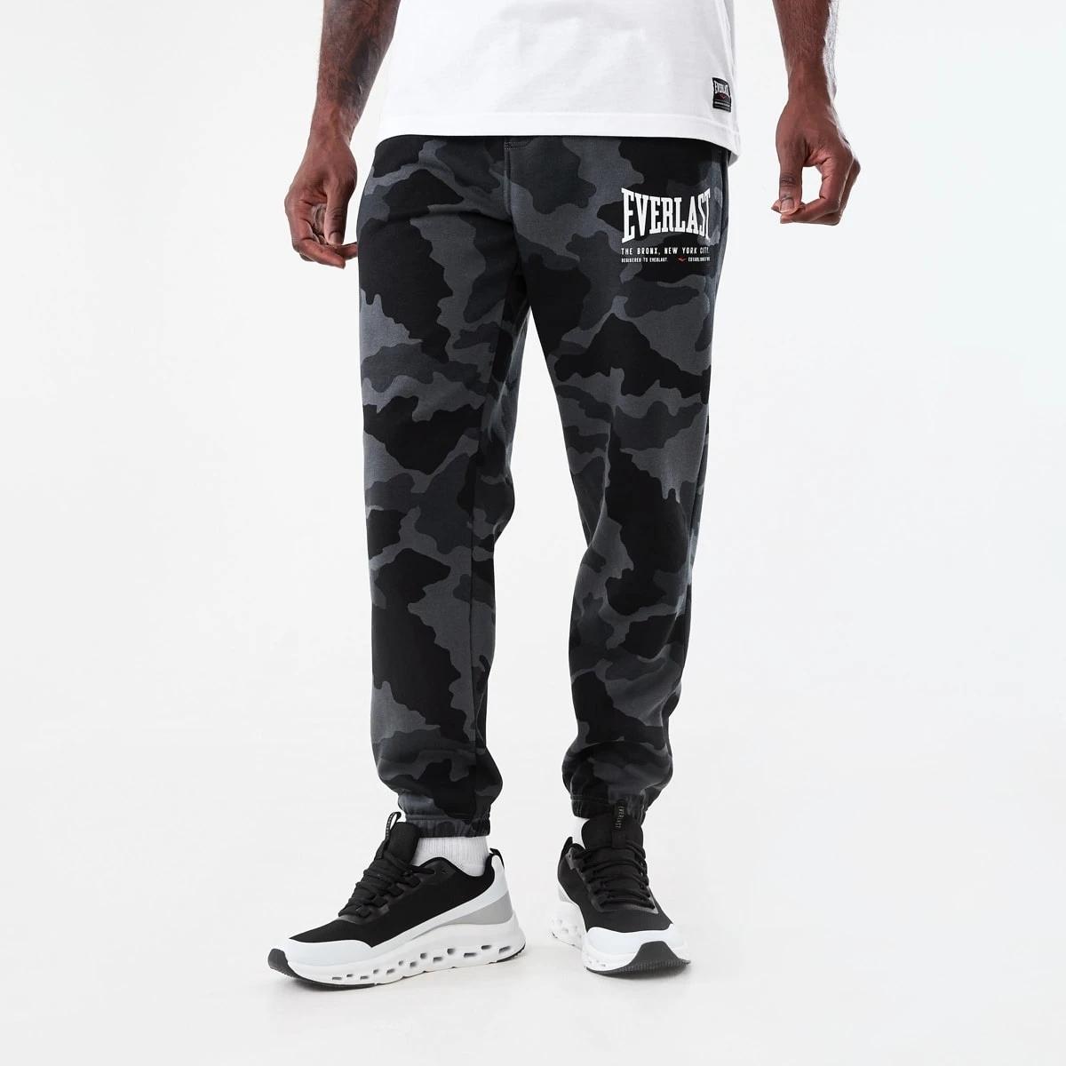 2 Everlast Mens Camo Trackpants CHAR CAMO, 2 of 7