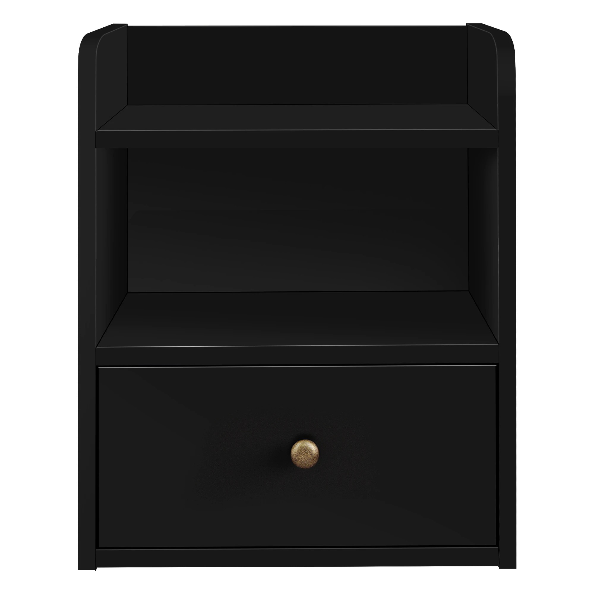 7 Alfordson Bedside Table Nightstand Storage Cabinet Side End Drawers - Black, 7 of 10