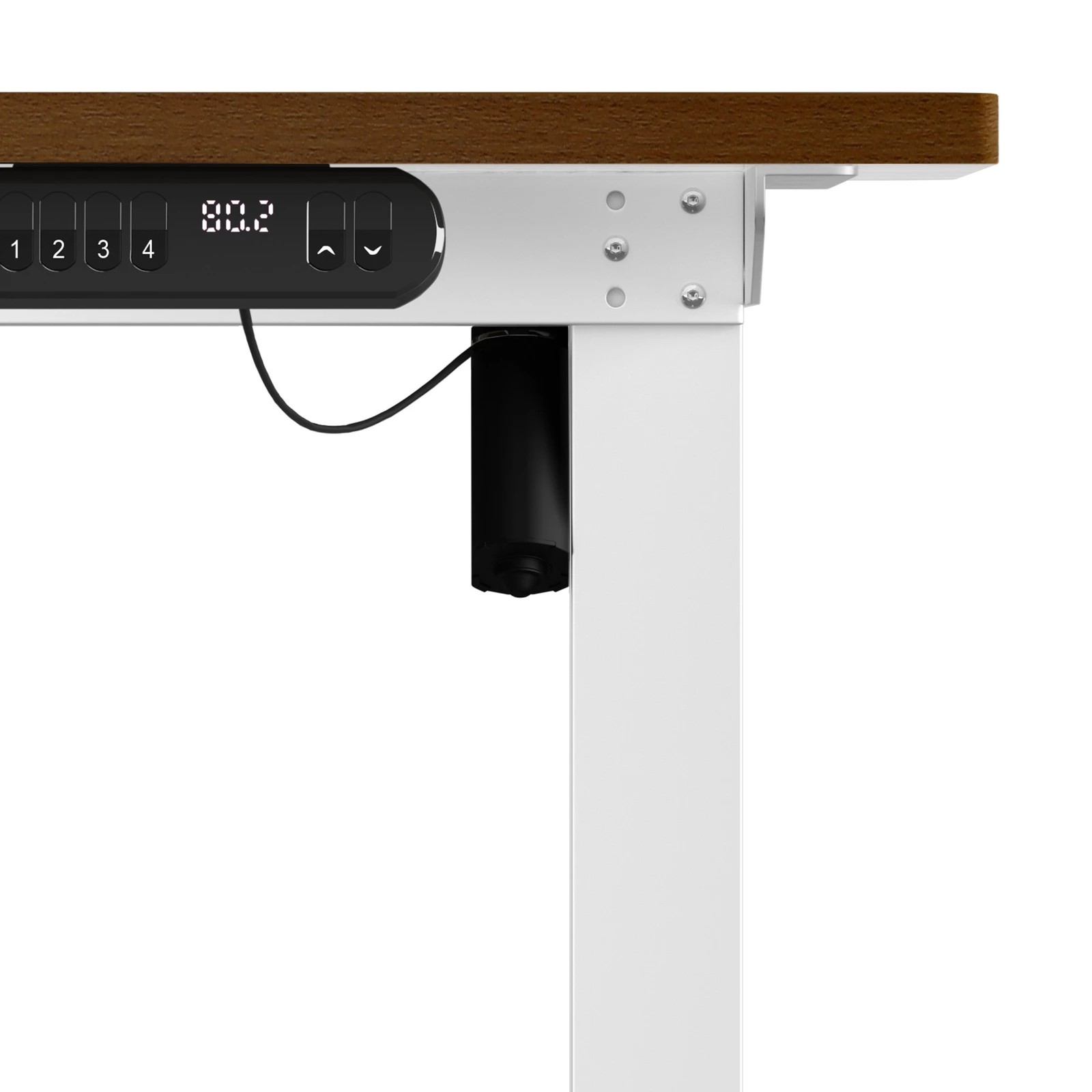 3 Oikiture 120cm Electric Standing Desk Single Motor Height Adjustable Sit Stand Table
 - Multi, 3 of 4