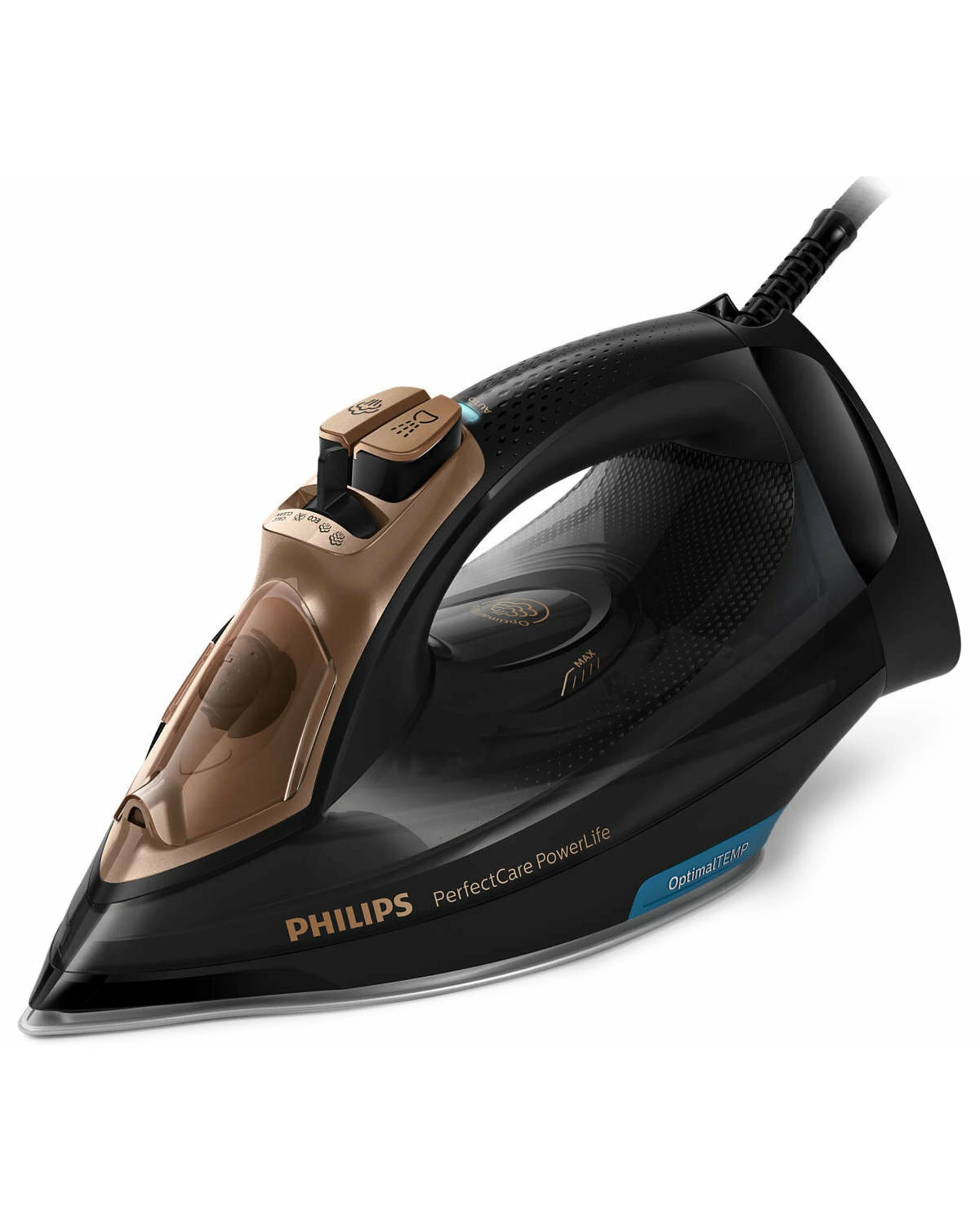 1 Philips PerfectCare PowerLife Steam Iron Black, 1 of 5