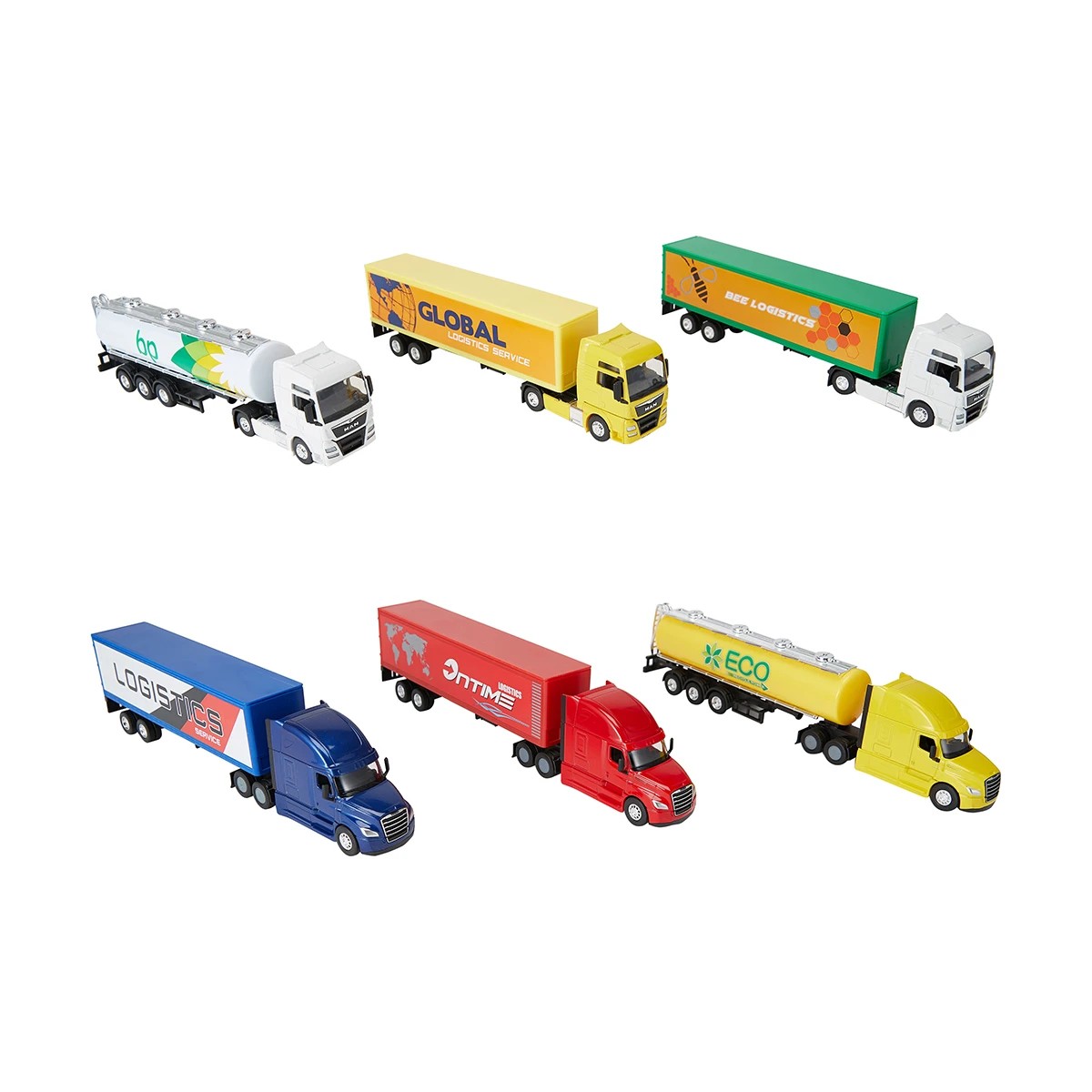 7 Welly 1:64 Scale Diecast Metal Trucks - Assorted, 7 of 10
