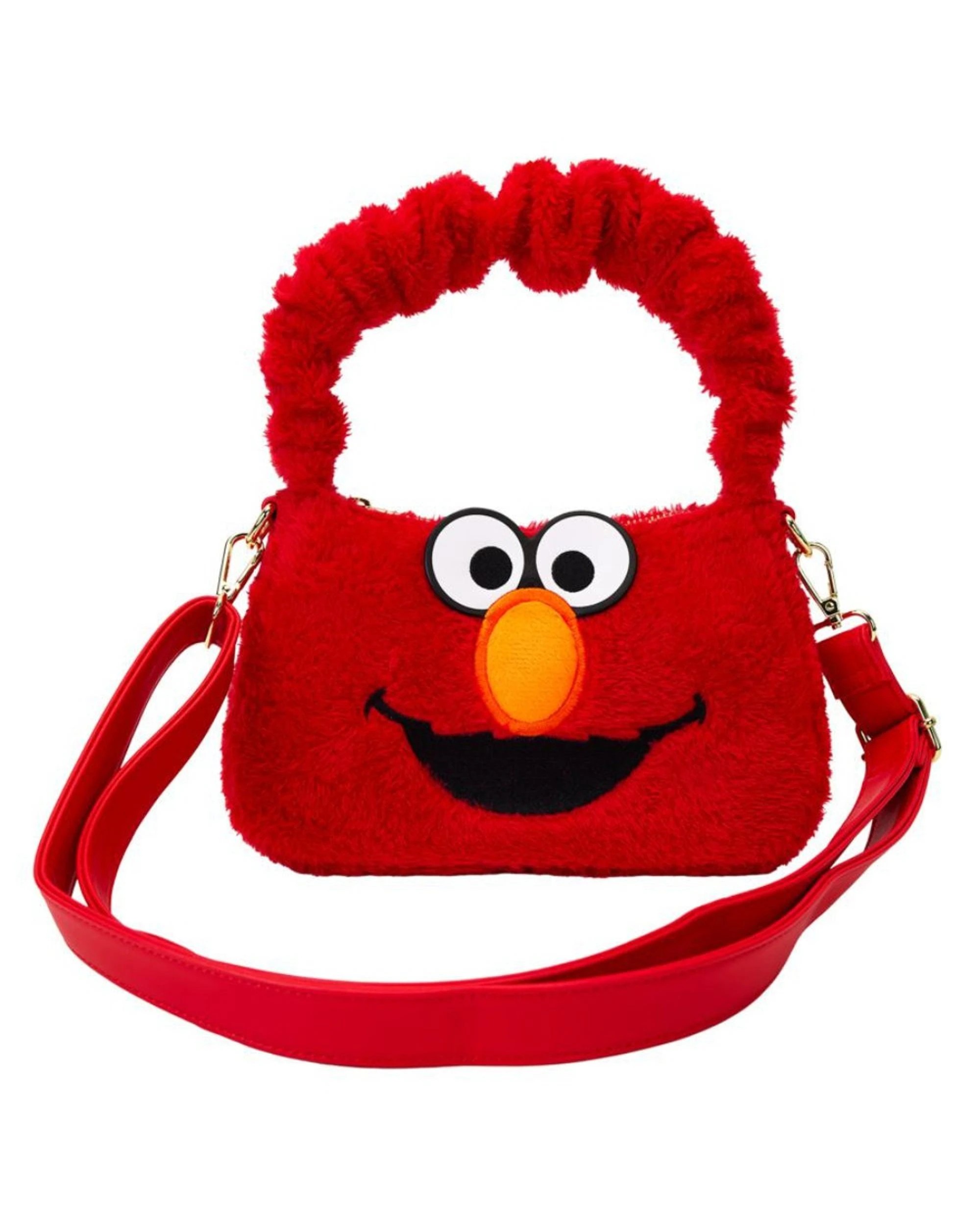 5 Loungefly Sesame Street Elmo 6 inch Plush Crossbody, 5 of 6