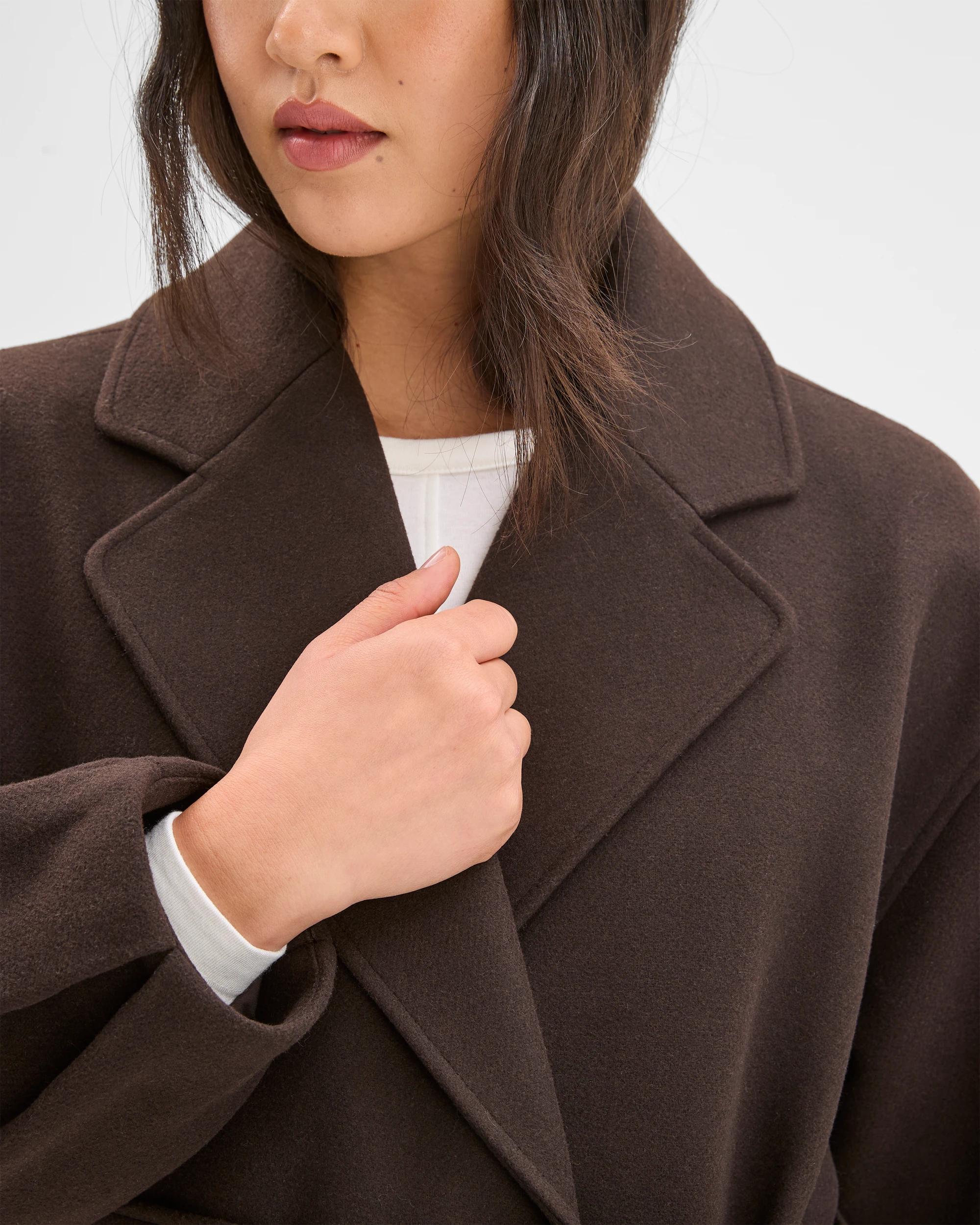 7 Preview Wrap Belted Coat TRUFFLE, 7 of 8