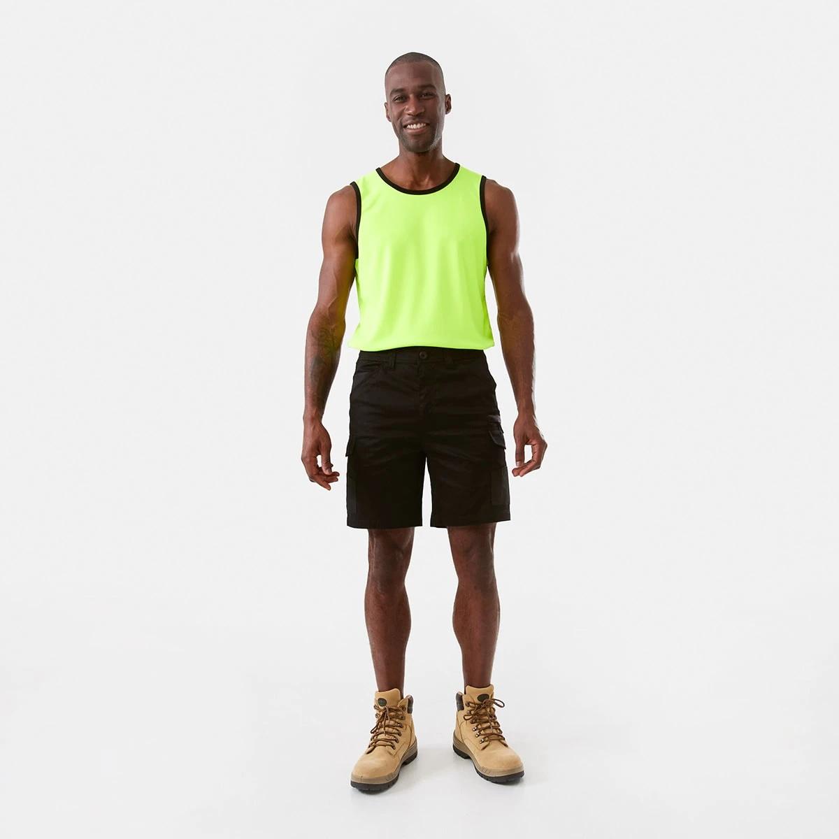 7 Workwear Functional Cargo Shorts Black, 7 of 7