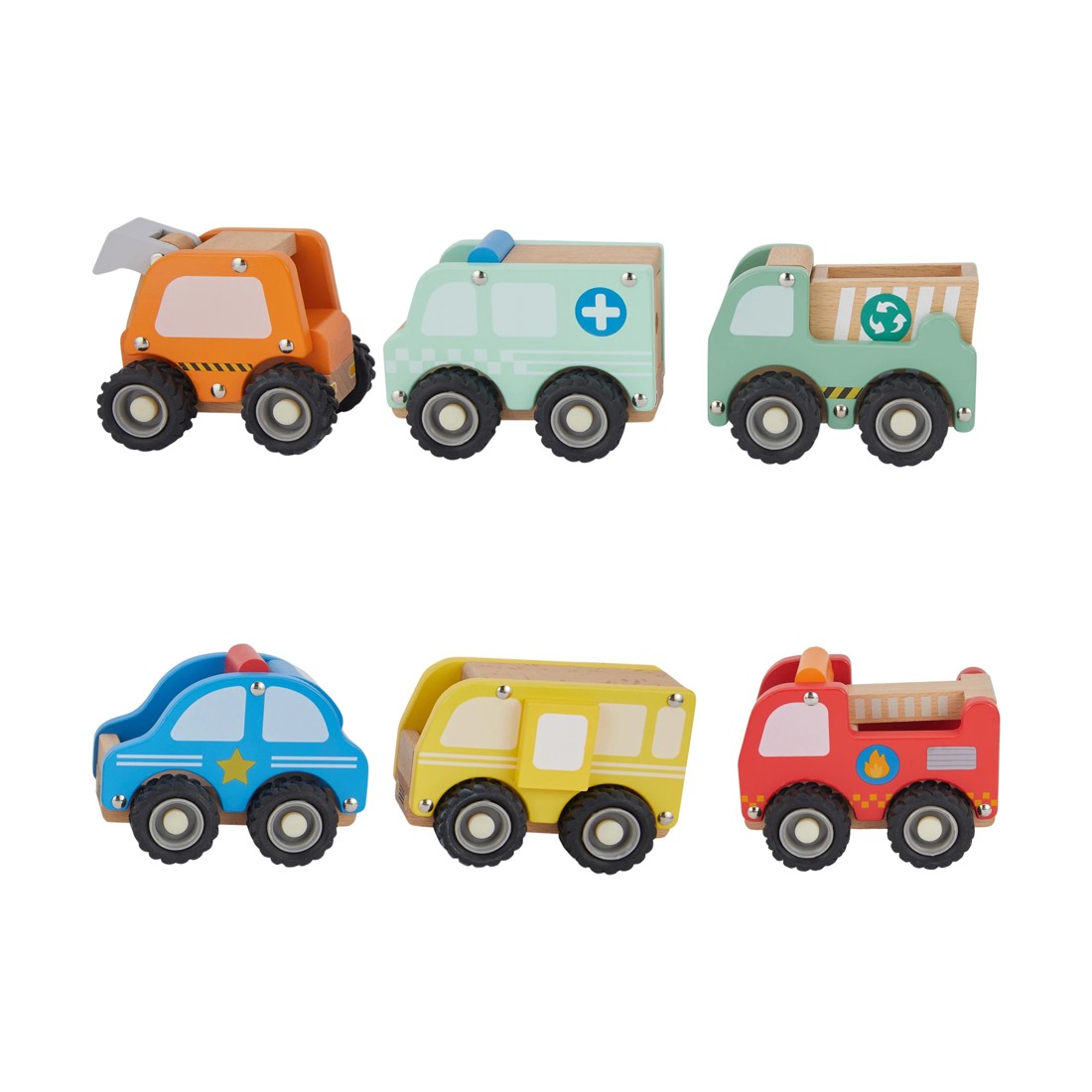 2 Wooden Vehicle Toy - Assorted, 2 of 7