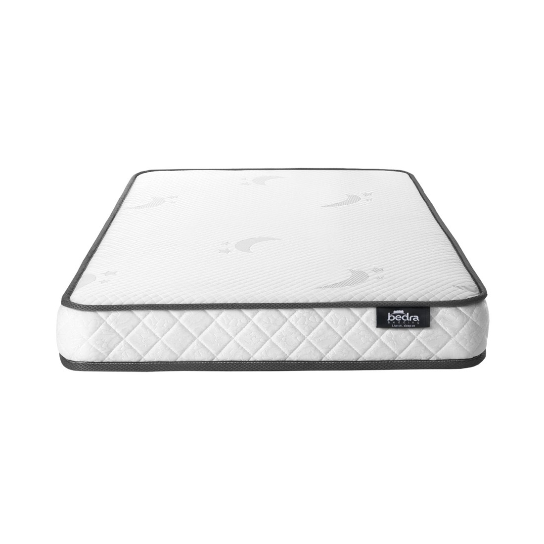 3 Bedra Bedding Single Mattress Tight Top Bed Bonnell Spring Foam 13cm
 - White, 3 of 10