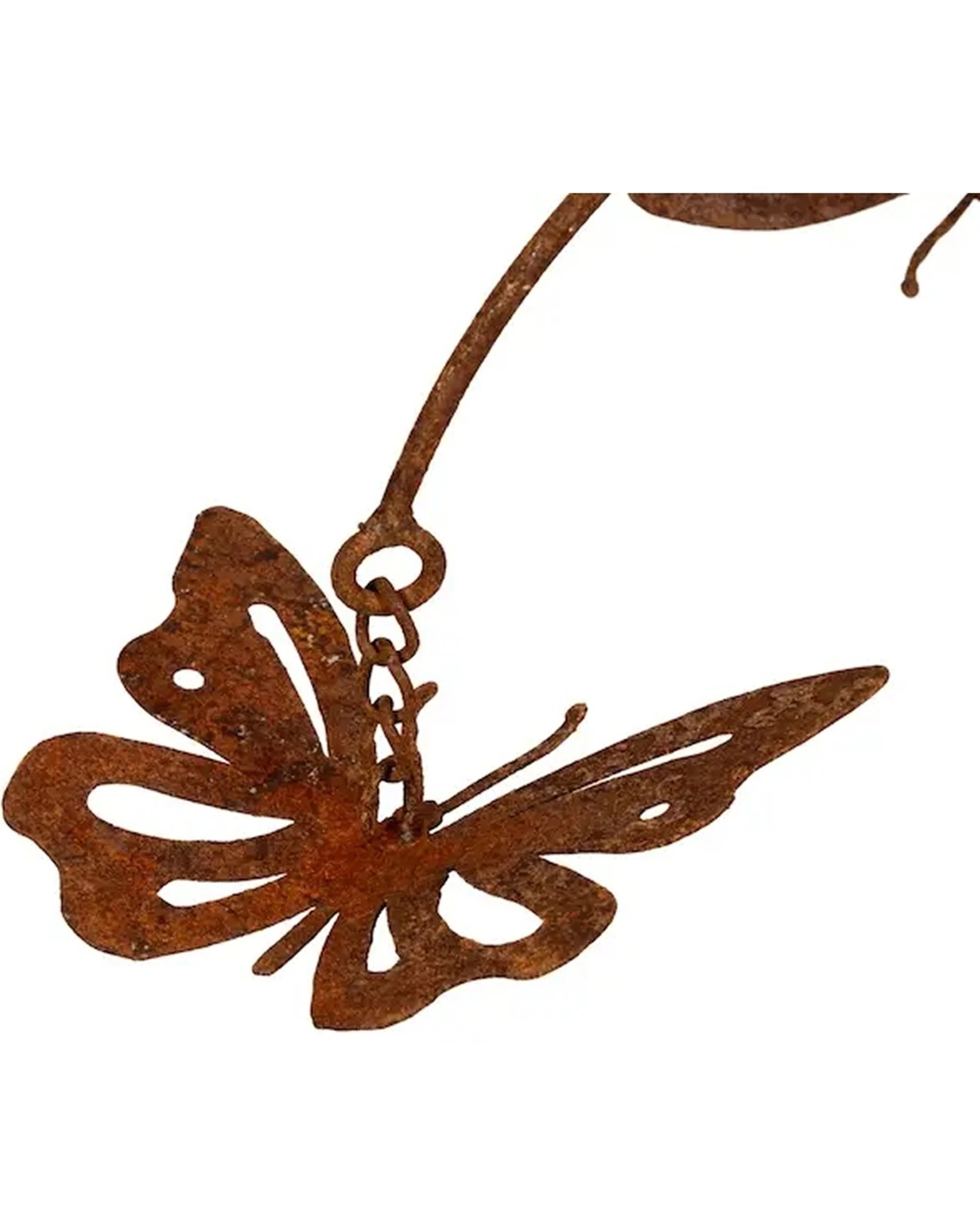 Alfresco Butterfly Dragonfly Rust Chain Garden Hanger - Bronze - Kmart